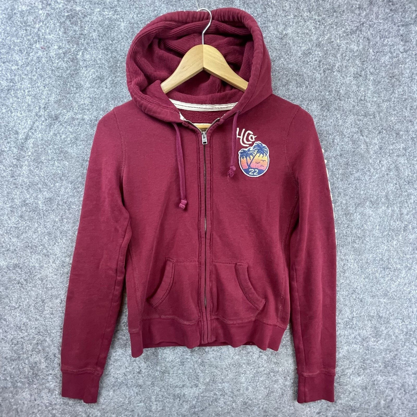 Hollister Hollister California Hoodie Mens M Red 3D Arm Full Zip Y2K Size US M / EU 48-50 / 2 - 1 Thumbnail