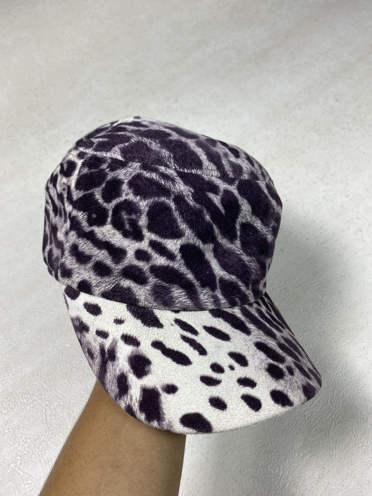 Japanese Brand Distressed Leopard hat Size ONE SIZE - 3 Thumbnail