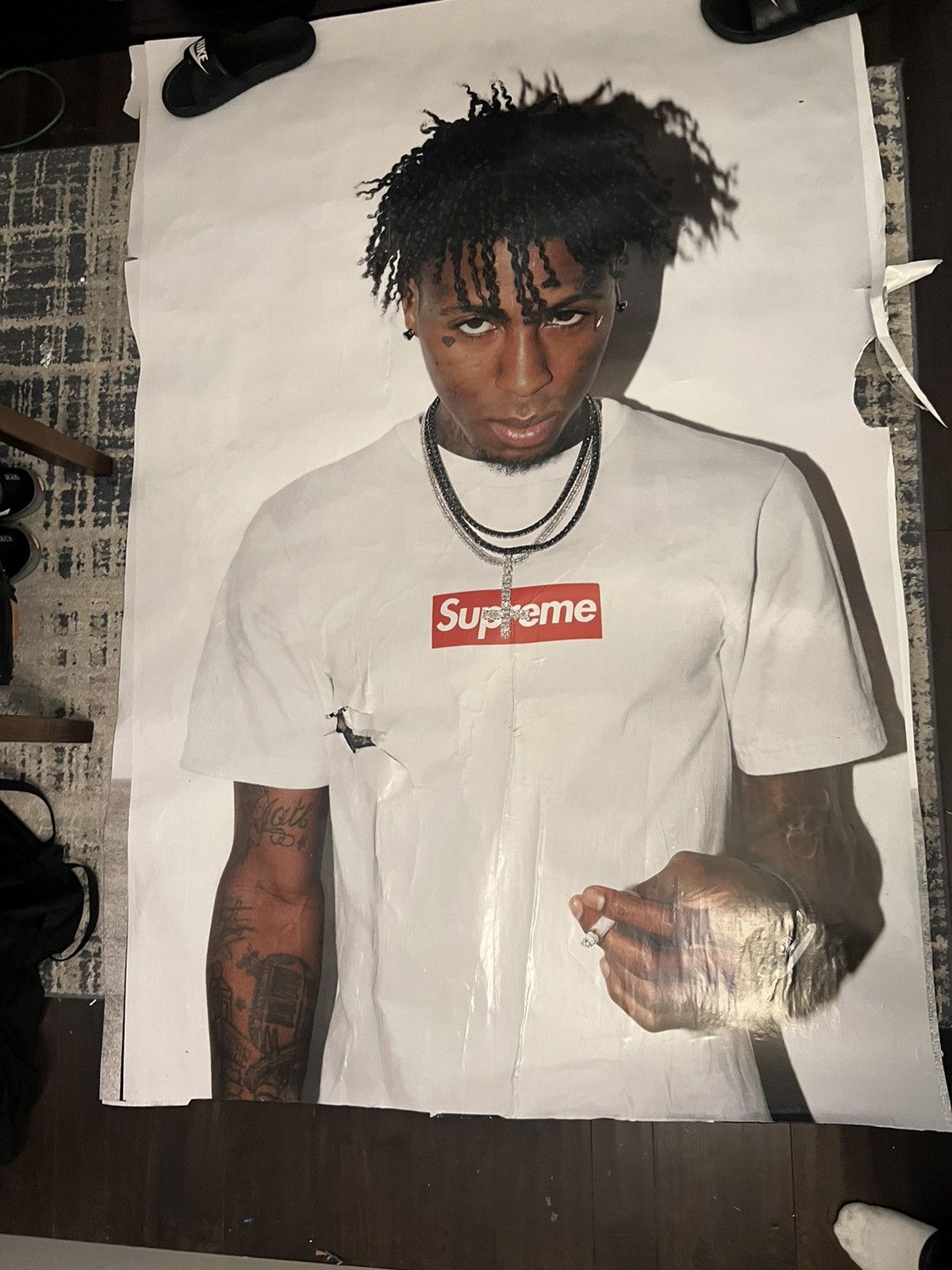 Supreme Set of 2 - NBA Young Boy Supreme Poster | Grailed