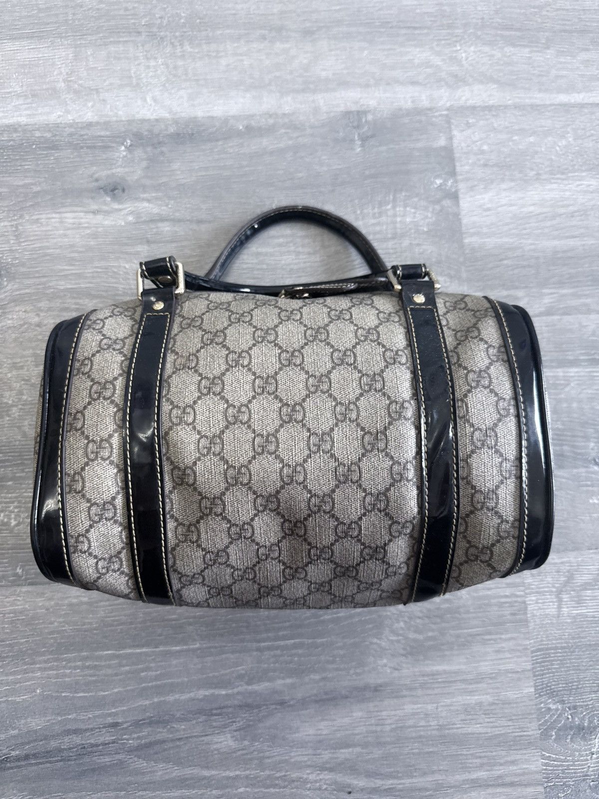 Gucci GUCCI Handbag 269876 Mini Boston GG canvas leather beige Size ONE SIZE - 3 Thumbnail