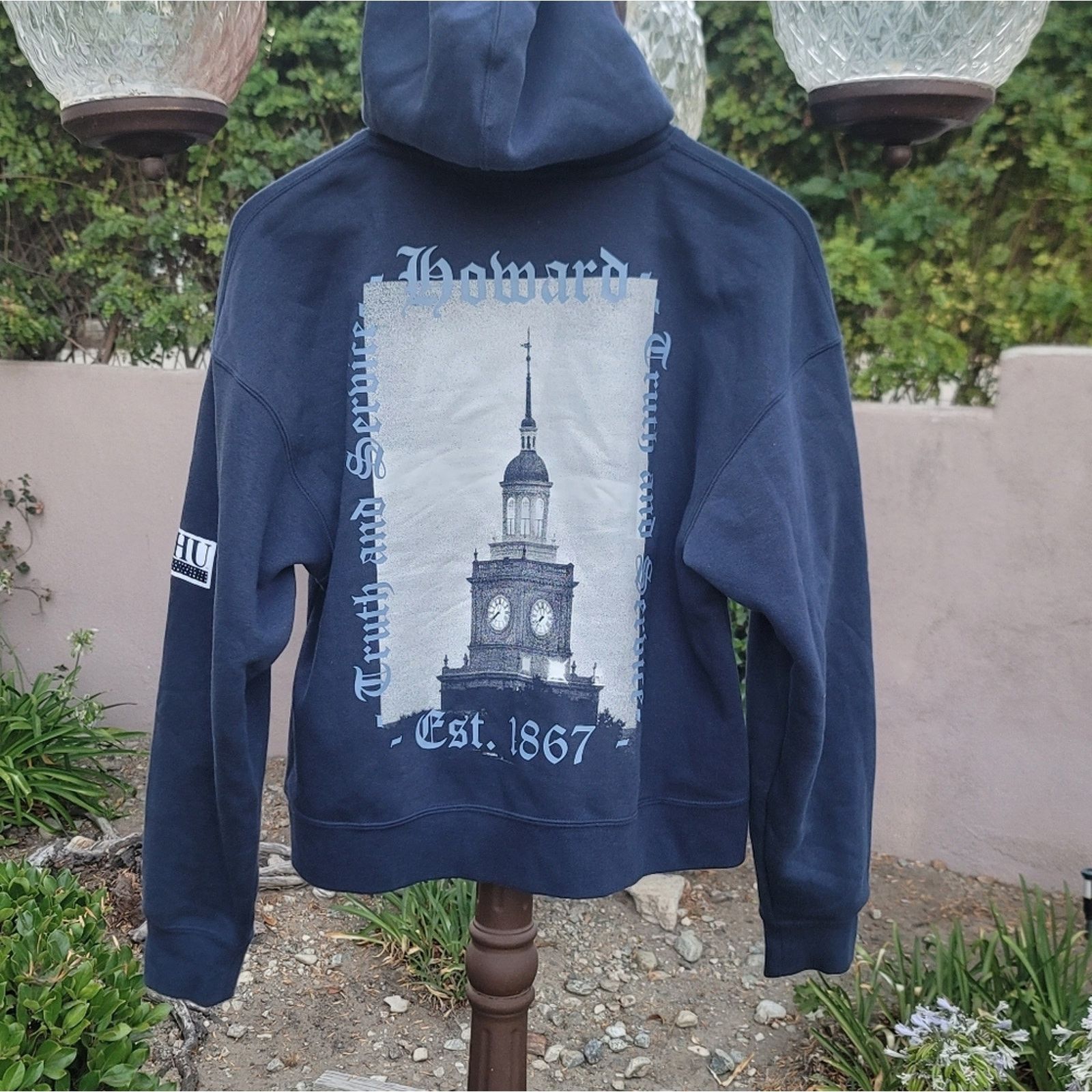 Jordan Brand Air Jordan X Howard University Pullover Hoodie Size XS / US 0-2 / IT 36-38 - 4 Thumbnail