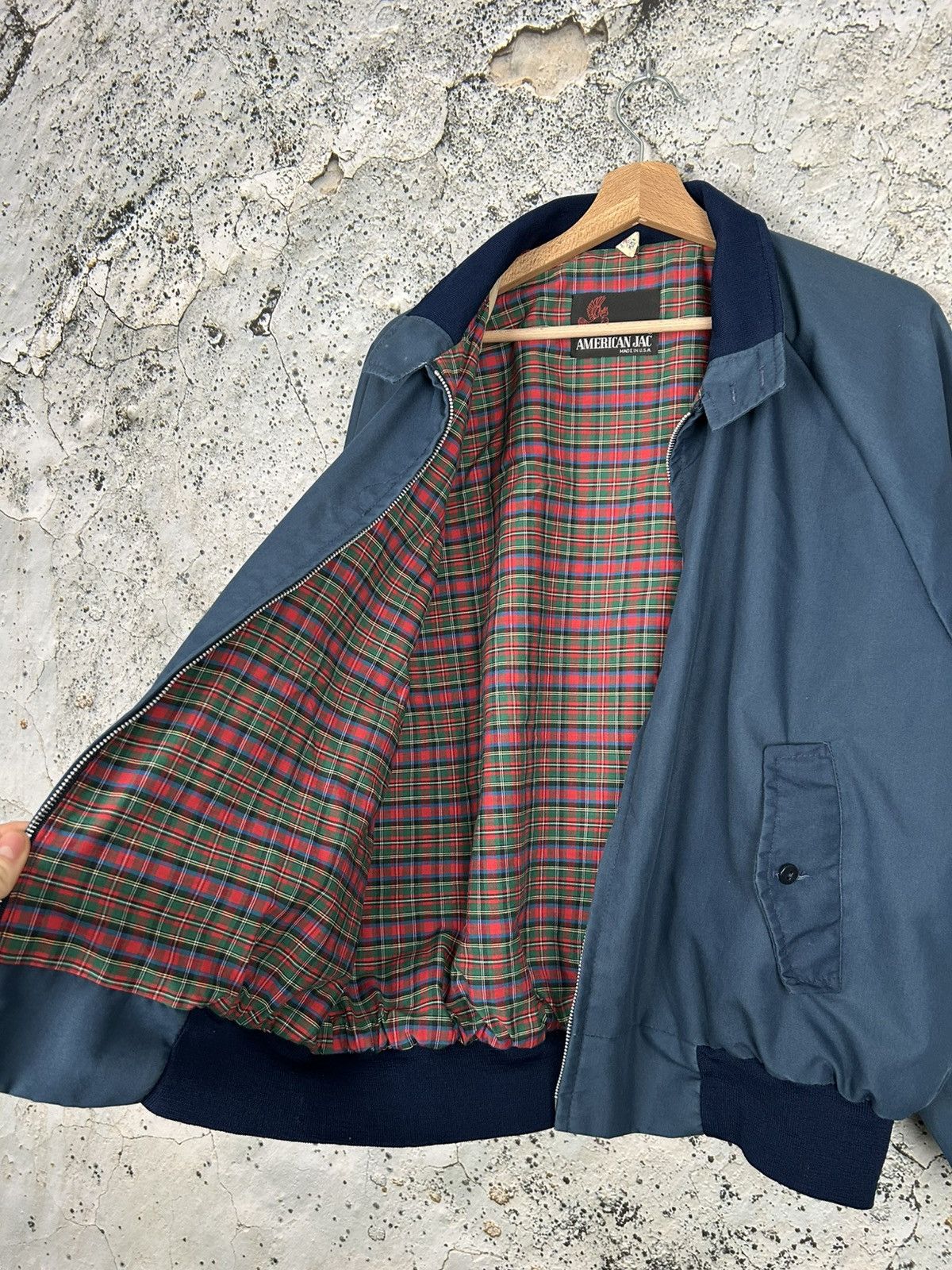 Other Vintage Navy Bomber Jacket Made in USA Military Archive 90s Size US XXL / EU 58 / 5 - 4 Thumbnail