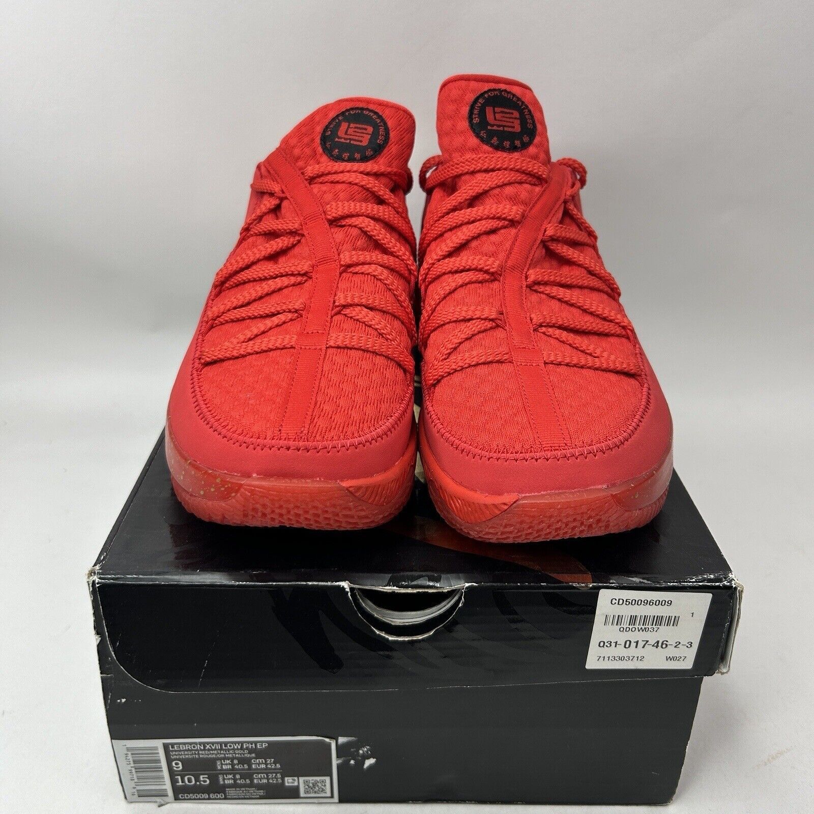 Nike Nike LeBron 17 Low “Titan Agimat” 2023 Size US 9 / EU 42 - 2 Thumbnail