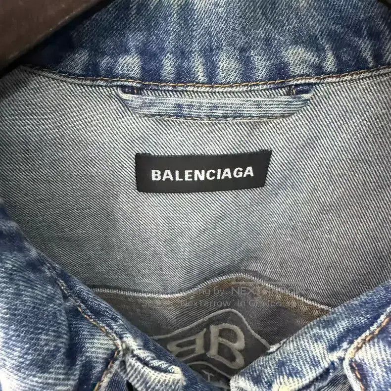Balenciaga Balenciaga Washed blue embroidered logo jacket on the back Size US S / EU 44-46 / 1 - 3 Thumbnail