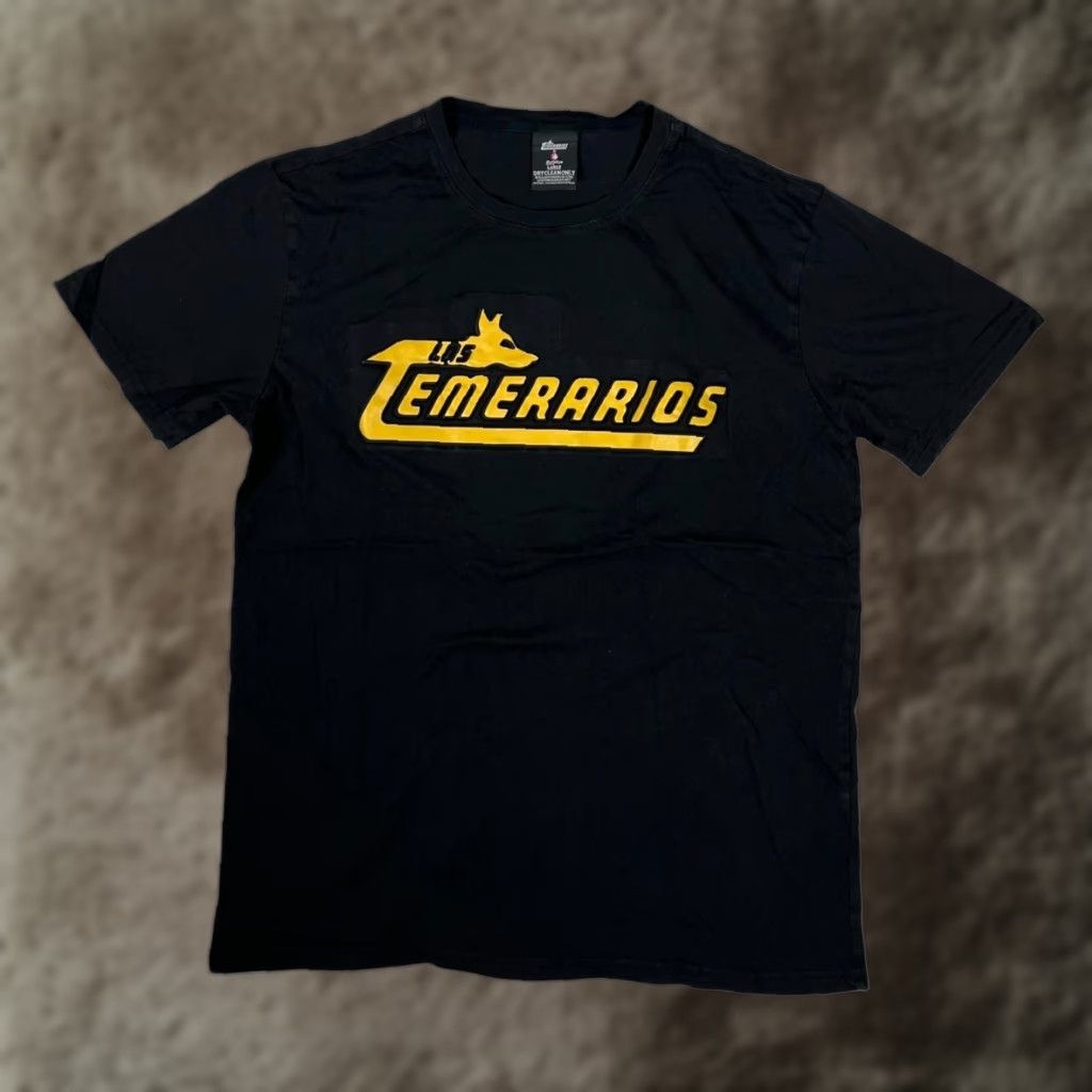 Vintage Bullseye Merch Los Temerarios Hasta Siempre 2024 Concert Graphic T-Shirt Mens Large Black Crew Neck Short Sleeve Graphic Print Size US L / EU 52-54 / 3 - 1 Thumbnail