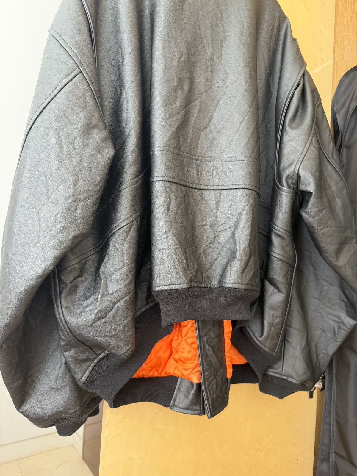 Balenciaga Summer 2022 Cactus Leather Bomber Size US M / EU 48-50 / 2 - 15 Thumbnail