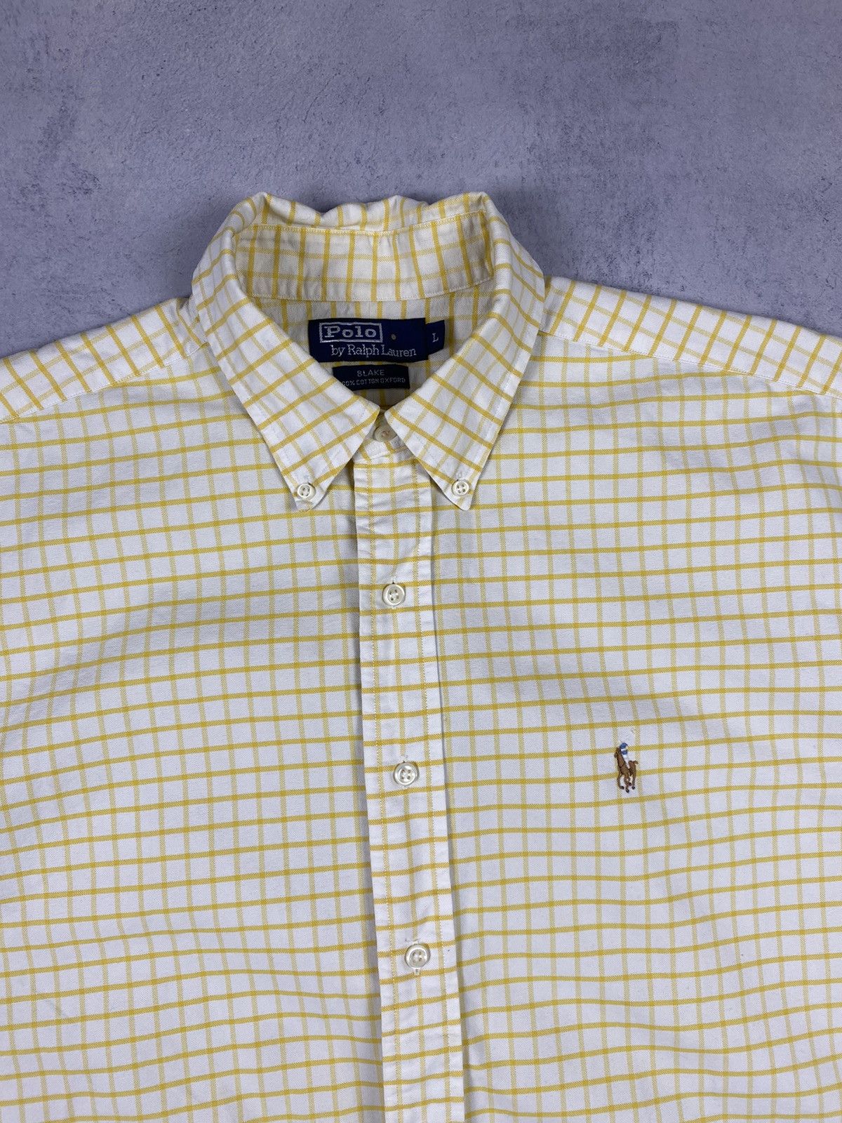 Polo Ralph Lauren Polo Ralph Lauren Checkered Button Up Short Sleeve Shirt Size US L / EU 52-54 / 3 - 5 Thumbnail