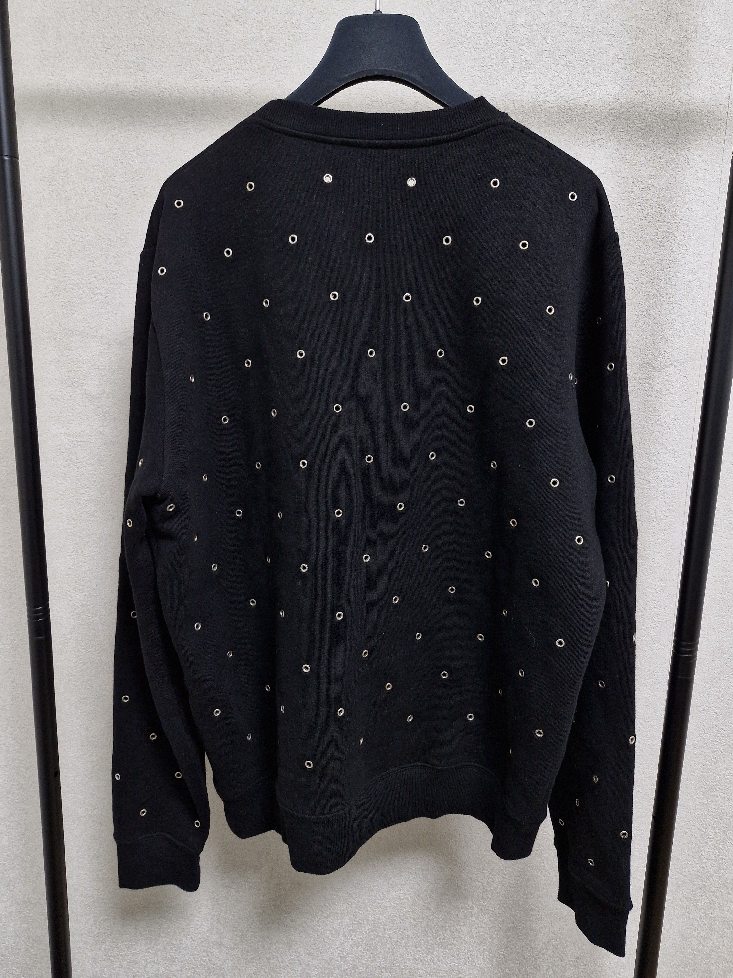 Saint Laurent Paris SLP SAINT LAURENT PARIS Rive Gauche Logo Eyelet Sweatshirt Size US L / EU 52-54 / 3 - 2 Thumbnail
