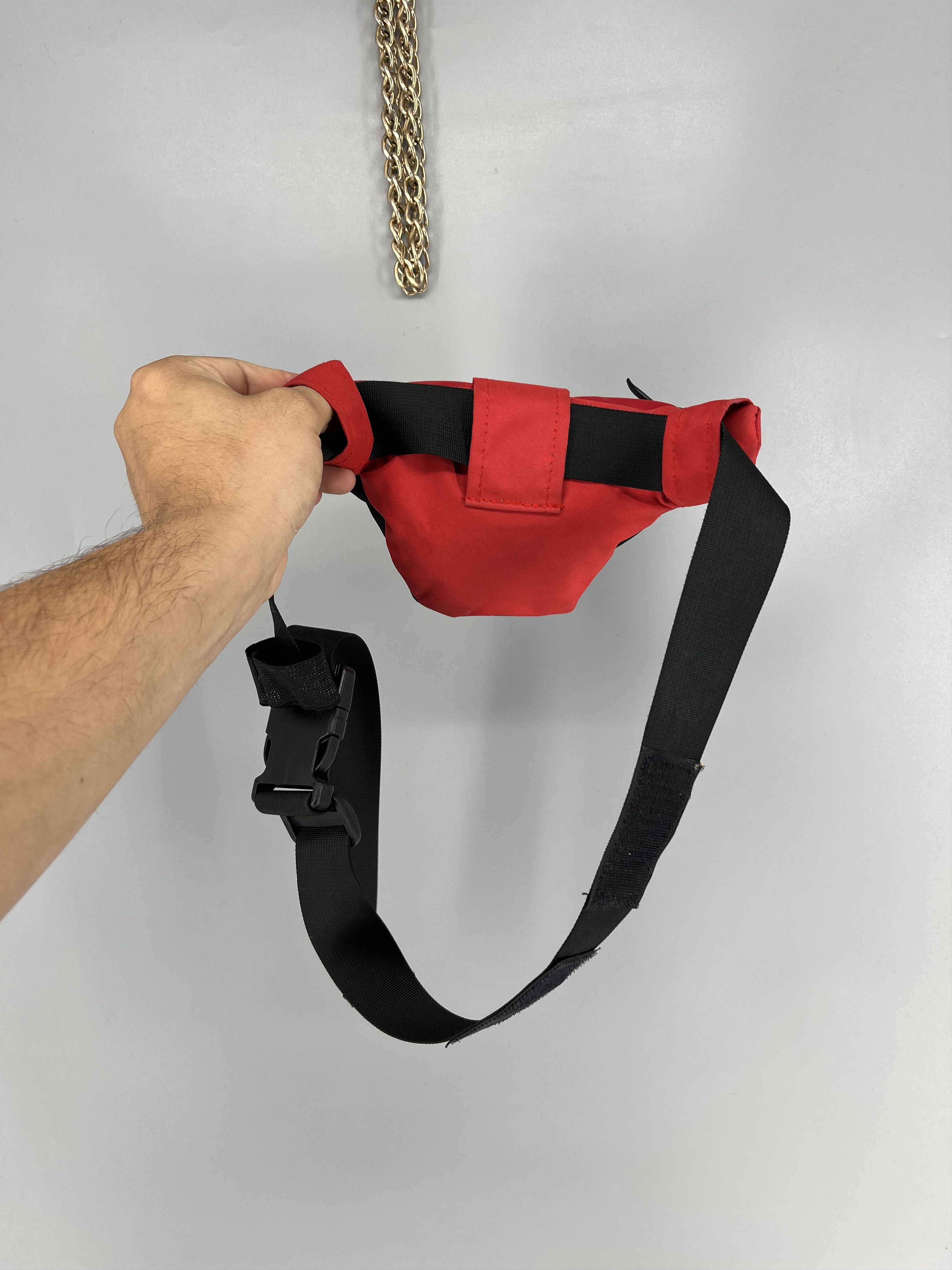 Salomon Vtg Salomon Fanny Pack Large Red Black Waist Bag Zippered Size ONE SIZE - 7 Thumbnail