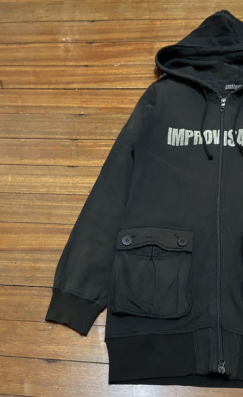 Hysteric Glamour Very Rare Vintage Hysteric Glamour Tactical Hoodie 1990s Size US M / EU 48-50 / 2 - 4 Thumbnail