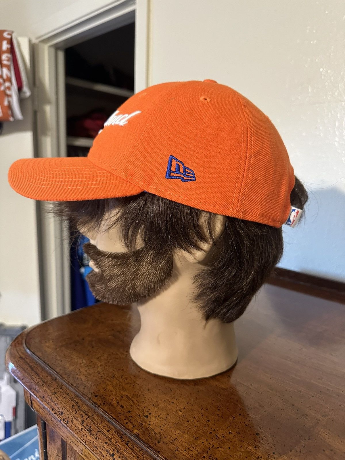 NBA × New Era × Vintage Vintage NBA New Cleveland Cavaliers “bright orange” hat 00s Size ONE SIZE - 6 Thumbnail