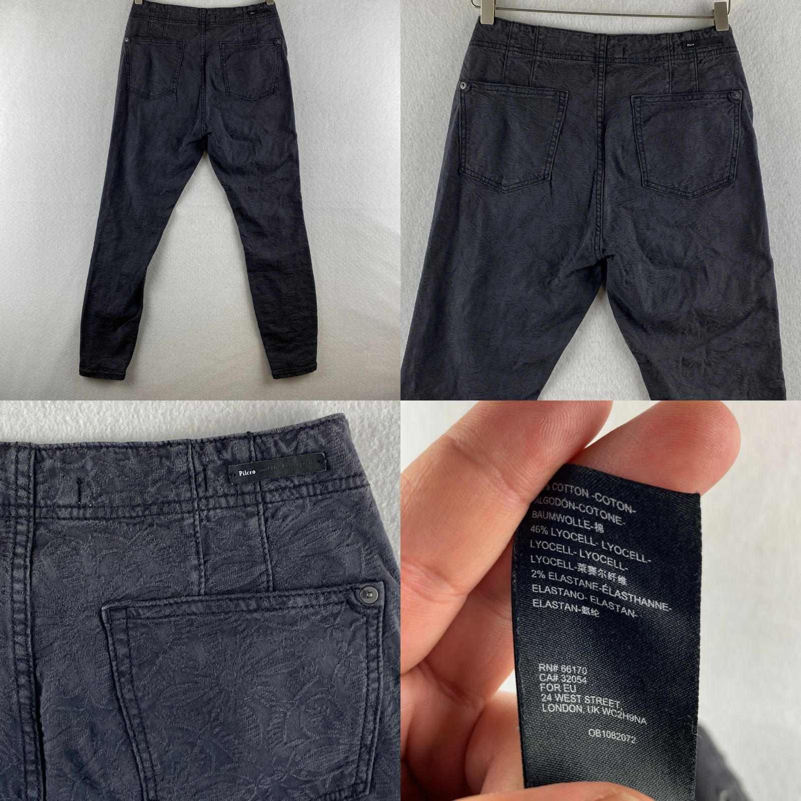 Anthropologie Anthropologie Pilcro And The Letter Press Pants Women's Black High-Rise Skinny 29 Pants Size 29" - 8 Thumbnail