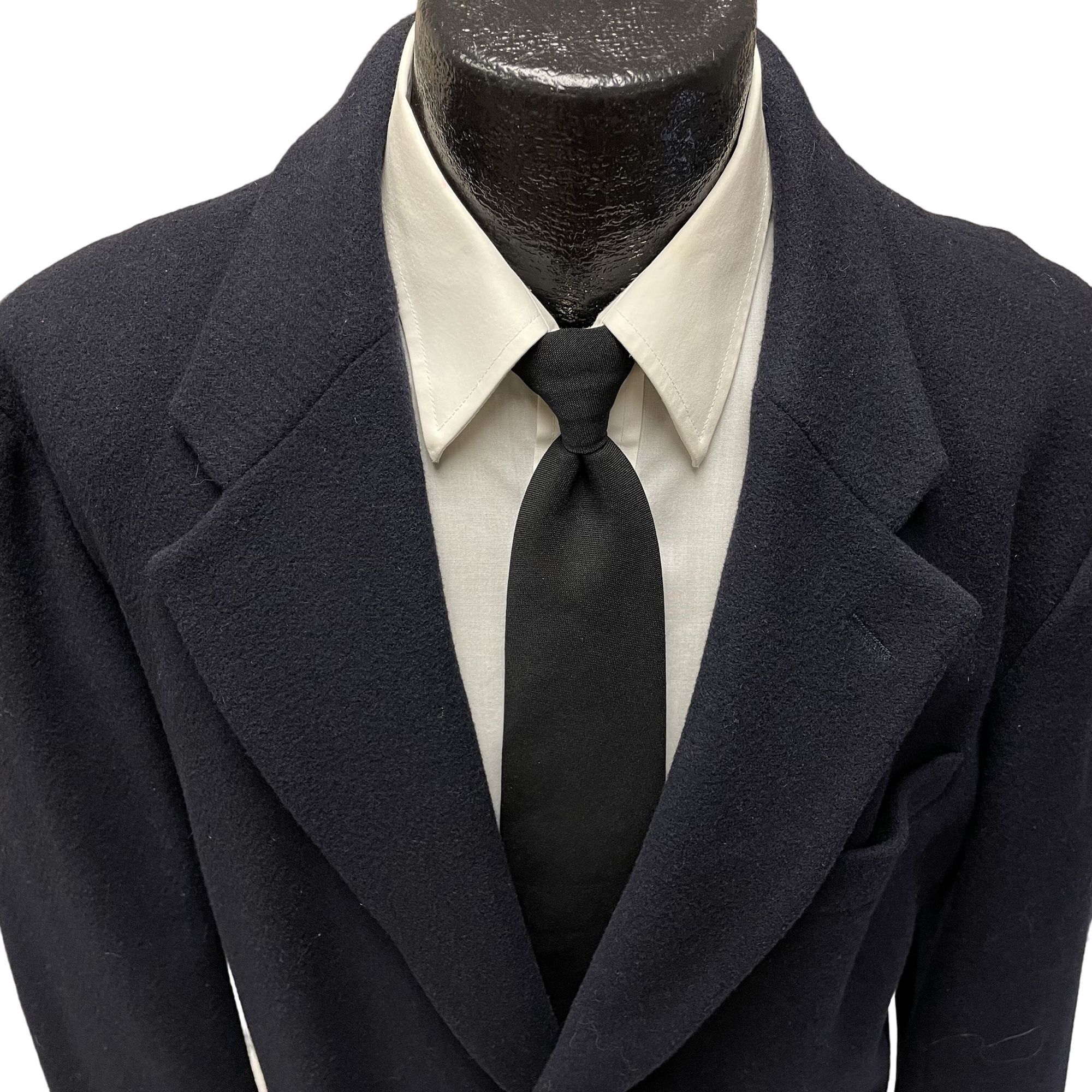 Perry Ellis Vtg Perry Ellis NAVY Blue Sport Coat THICK WOOL Jacket Size US XL / EU 56 / 4 - 3 Thumbnail