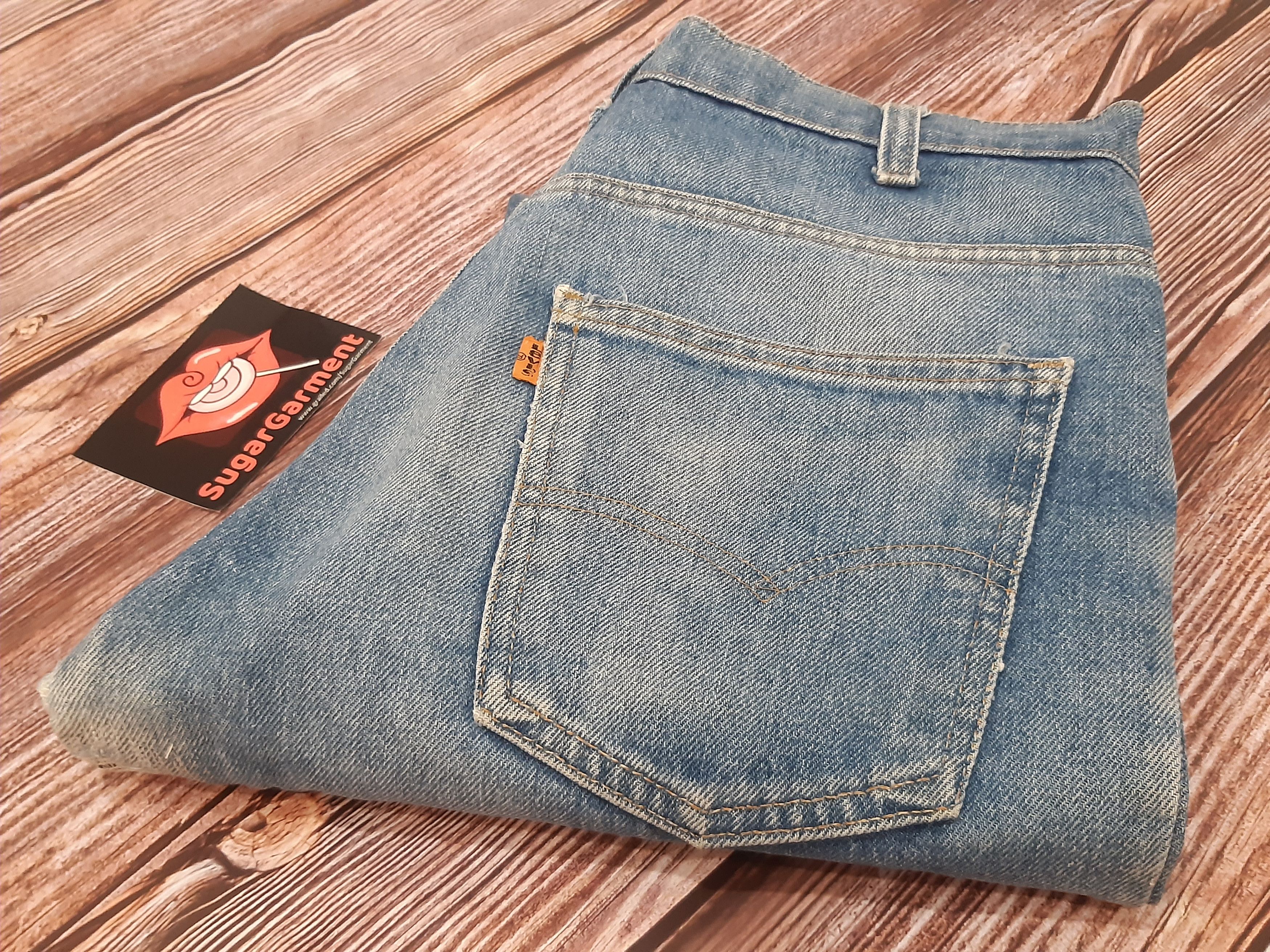 Levi's Levis 646 Bell Bottom Flare Bootcut Orange Tab TALON Jeans Size US 30 / EU 46 - 16 Thumbnail