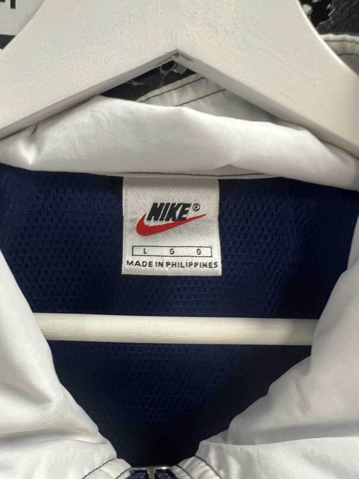 Nike × Vintage Vintage White Tag Nike Windbreaker Size US L / EU 52-54 / 3 - 3 Thumbnail