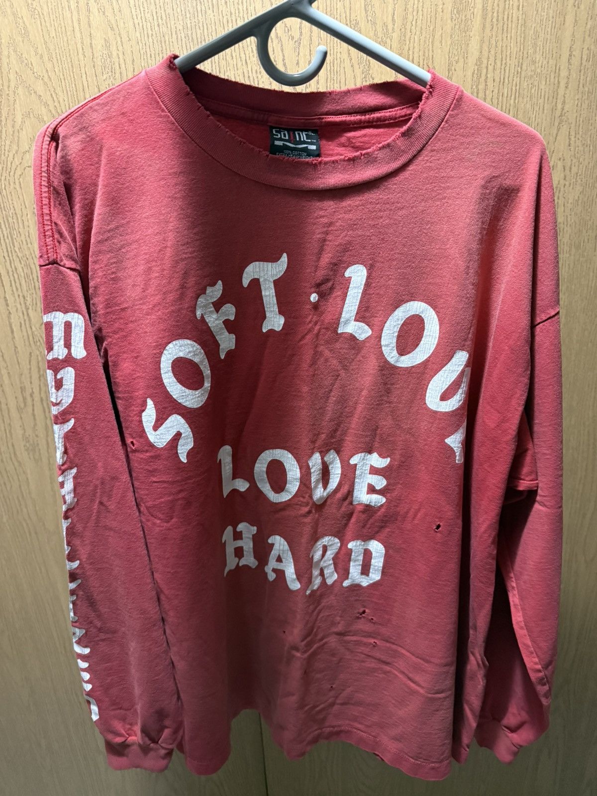Saint Michael Saint Michael “ Soft Love Love Hard” Long Sleeve Tee