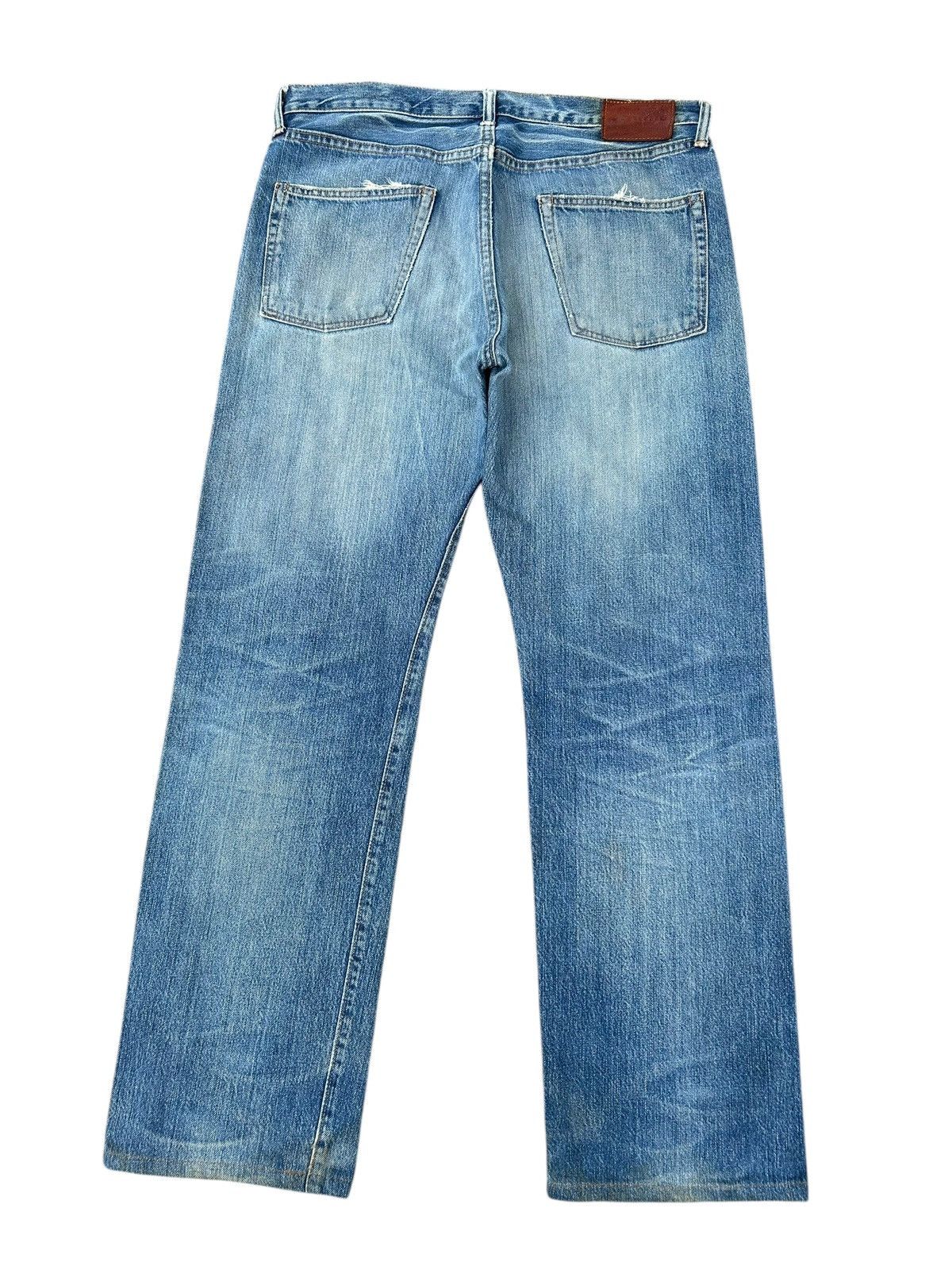 Kapital Vintage SpellBound Selvedge Distressed Denim Jeans Size US 34 / EU 50 - 2 Thumbnail