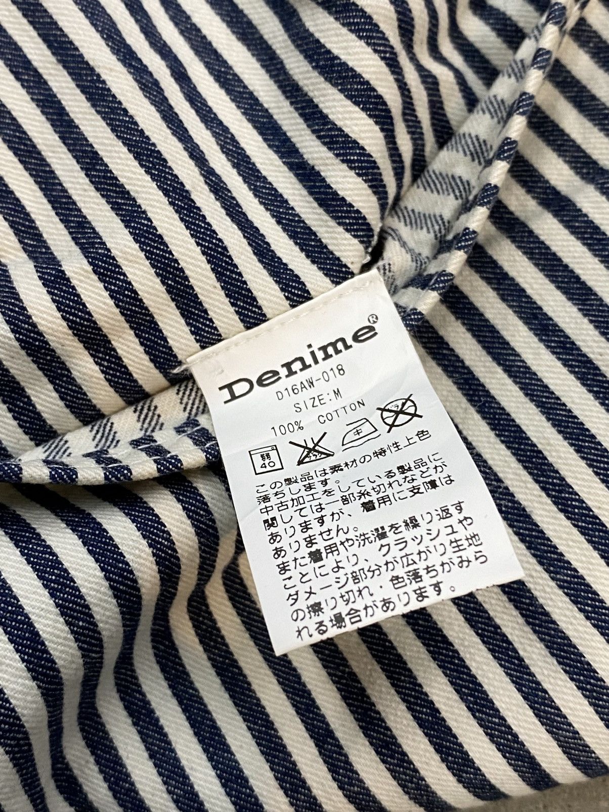 Denime × Designer × Japanese Brand Vintage denime hickory overal 90s best on brand Size US 33 - 7 Thumbnail
