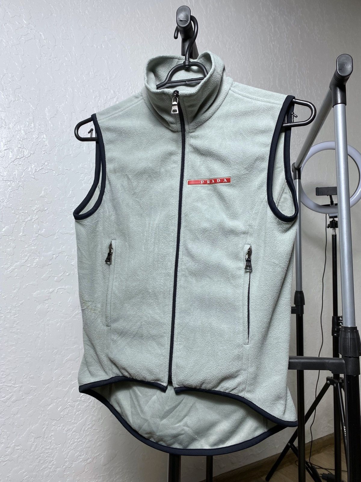 Prada Prada Vintage Sport Fleece Vest Size S / US 4 / IT 40 - 2 Thumbnail