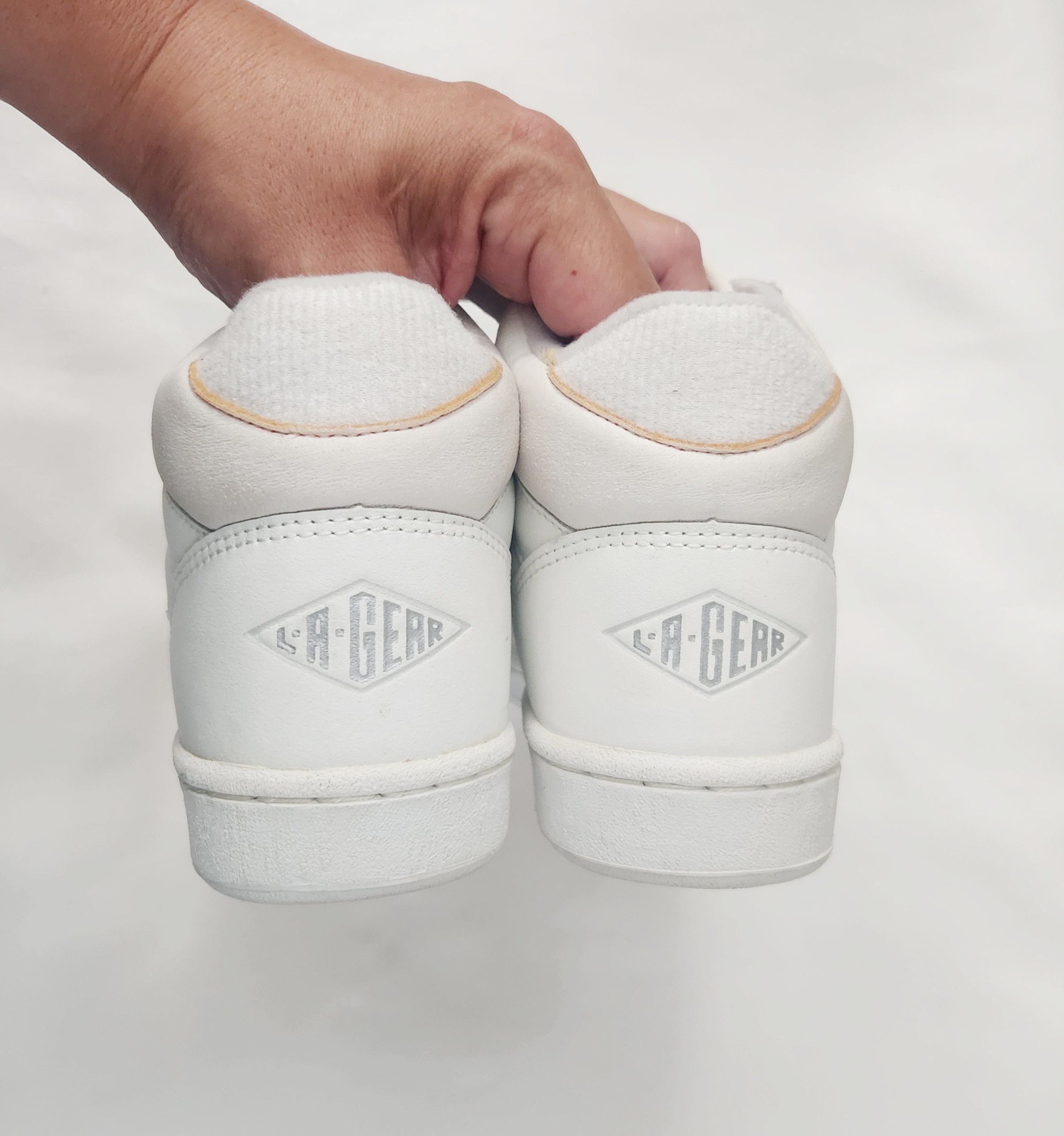 La Gear × Vintage L.A Gear Vintage Rare Womens Size 8 1993 Hi white rhinestone Size US 8 / IT 38 - 11 Thumbnail