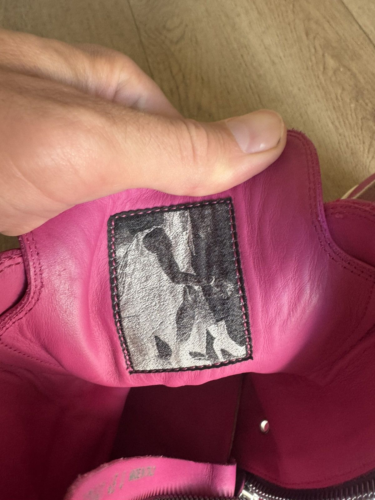 Rick Owens Pink Mainline ramones high 45 Size US 12 / EU 45 - 6 Thumbnail