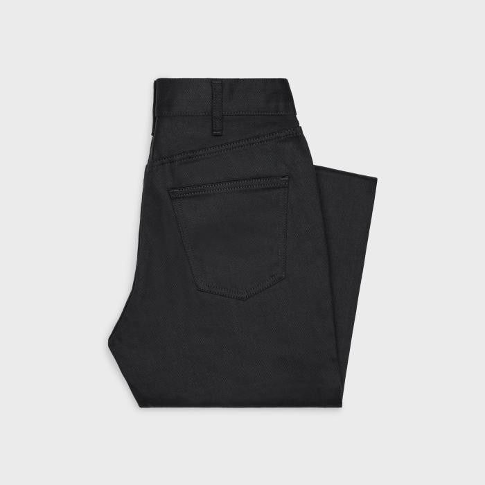 Celine o1w1db10925 2N206760D Tess Jeans in Black Size 26" / US 2 / IT 38 - 2 Thumbnail