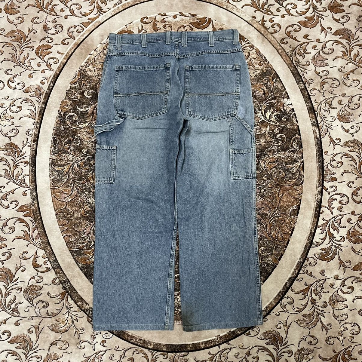 Arizona Jean Co. 🔥Vintage Arizona Jean Ripped Distress Carpenter Denim Jeans Size US 35 - 4 Thumbnail