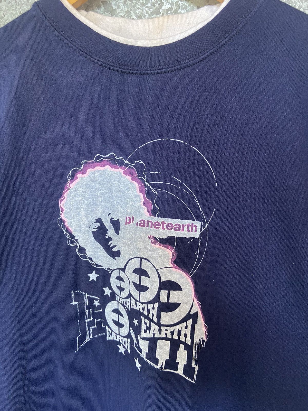Vintage 🔥 Vintage 90s Vintage Earth Planet t shirt made in Usa Size US M / EU 48-50 / 2 - 1 Thumbnail