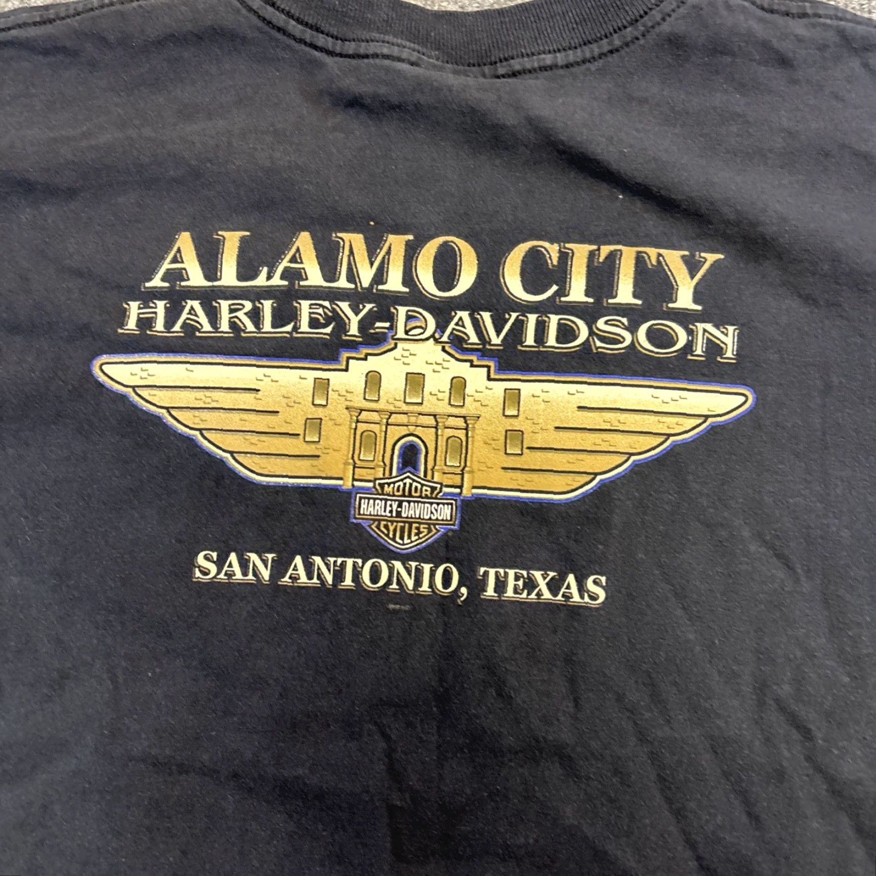 Harley Davidson VINTAGE Harley-Davidson Shirt XL Men Black Alamo City San Antonio Texas Y2k Tee Biker Bird City Motorcycle Short Sleeve Crew Neck Glove? Size US XL / EU 56 / 4 - 7 Thumbnail