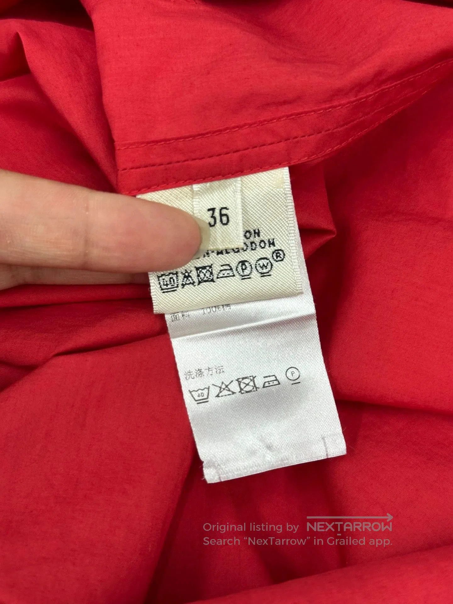 Hermes Hermes Red Shirt Top Size 36. Size US S / EU 44-46 / 1 - 6 Thumbnail