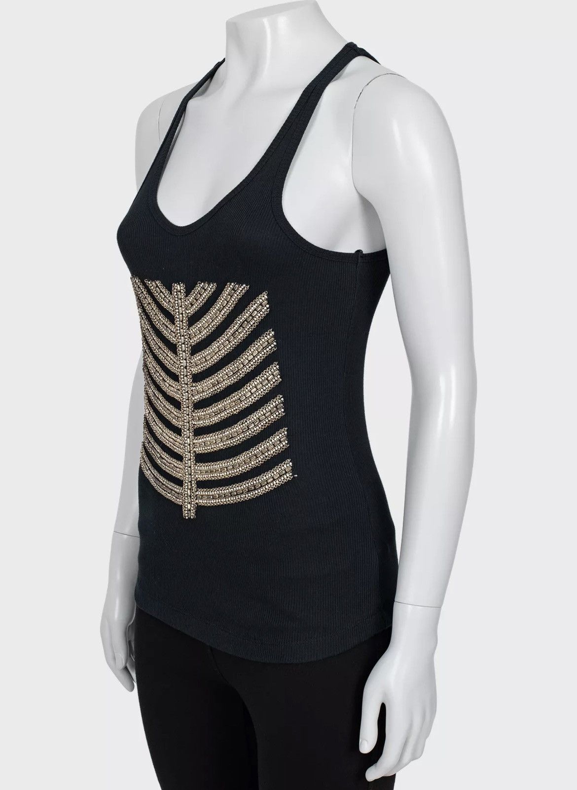 Balmain BALMAIN Decarnin SS 2009 Embellished Tank Top TShirt runway Size US S / EU 44-46 / 1 - 3 Thumbnail