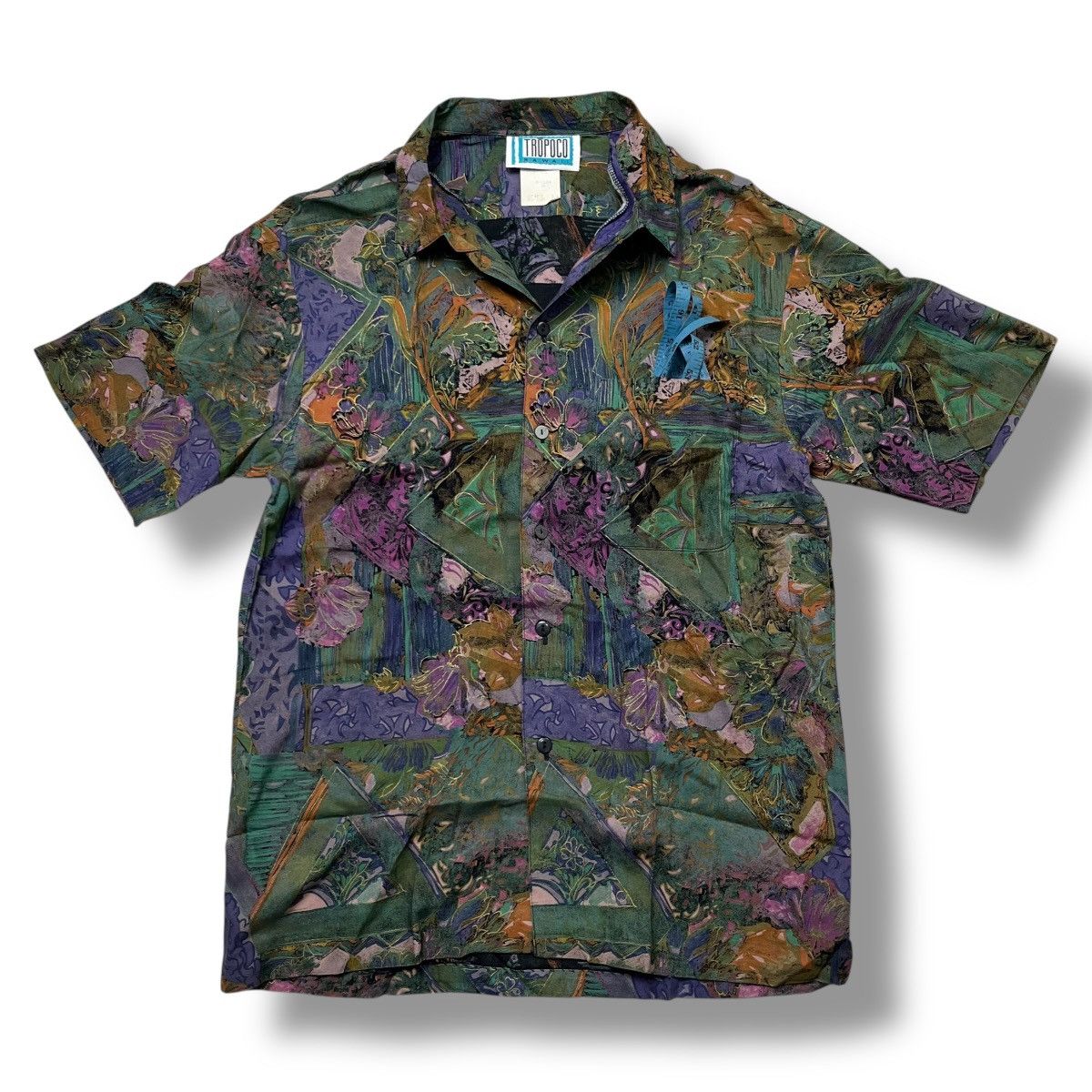 Other Tropoco Rayon loop collar shirt beautiful art pattern Size US S / EU 44-46 / 1 - 1 Thumbnail