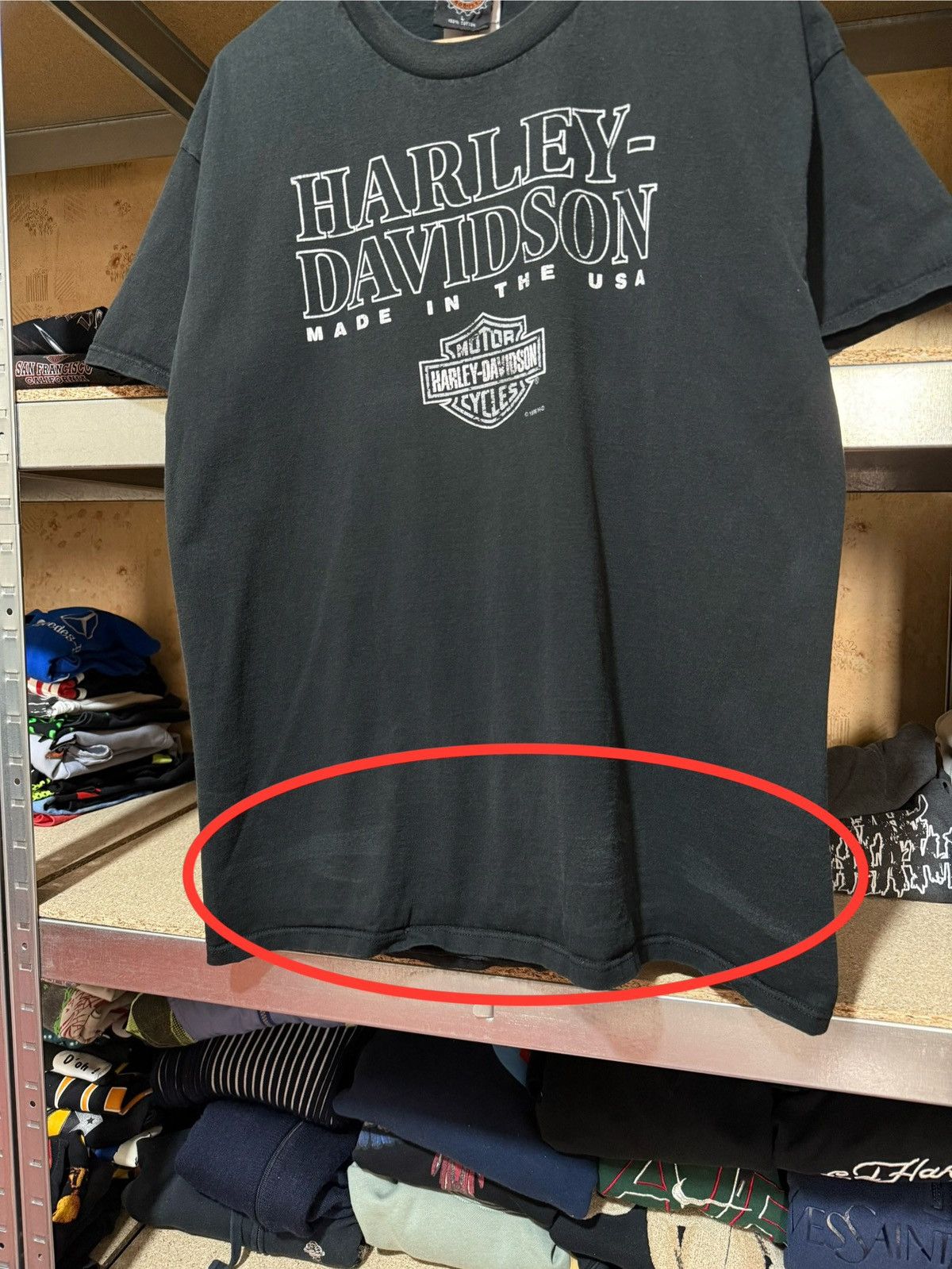 Harley Davidson × Vintage Vintage 1996 Harley Davidson Made In USA Retro Biker T-Shirt Size US XL / EU 56 / 4 - 7 Thumbnail