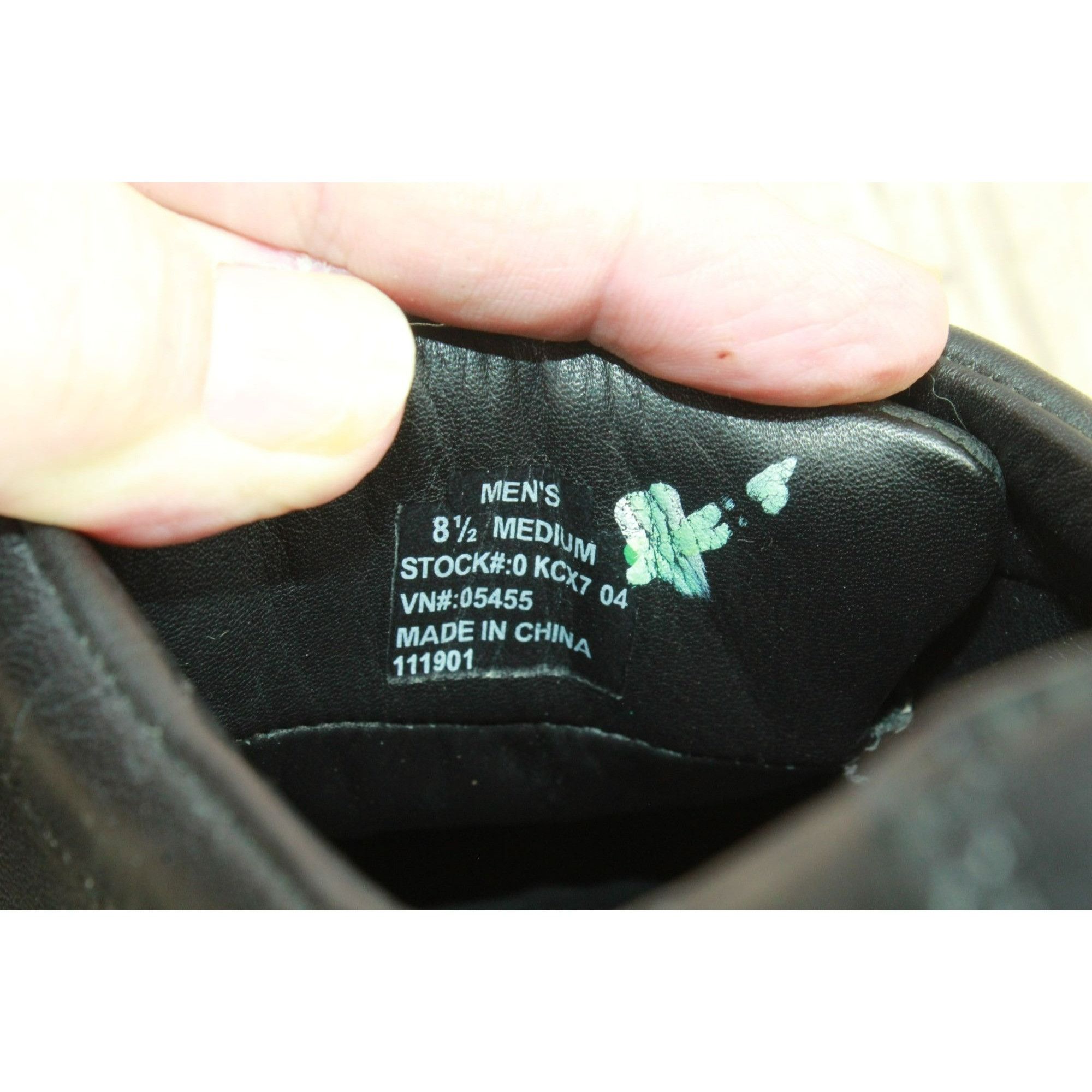 L.L. Bean LL Bean Men’s Black Leather Lace Up Casual Oxford Shoes Size US 8.5 / EU 41-42 - 8 Thumbnail