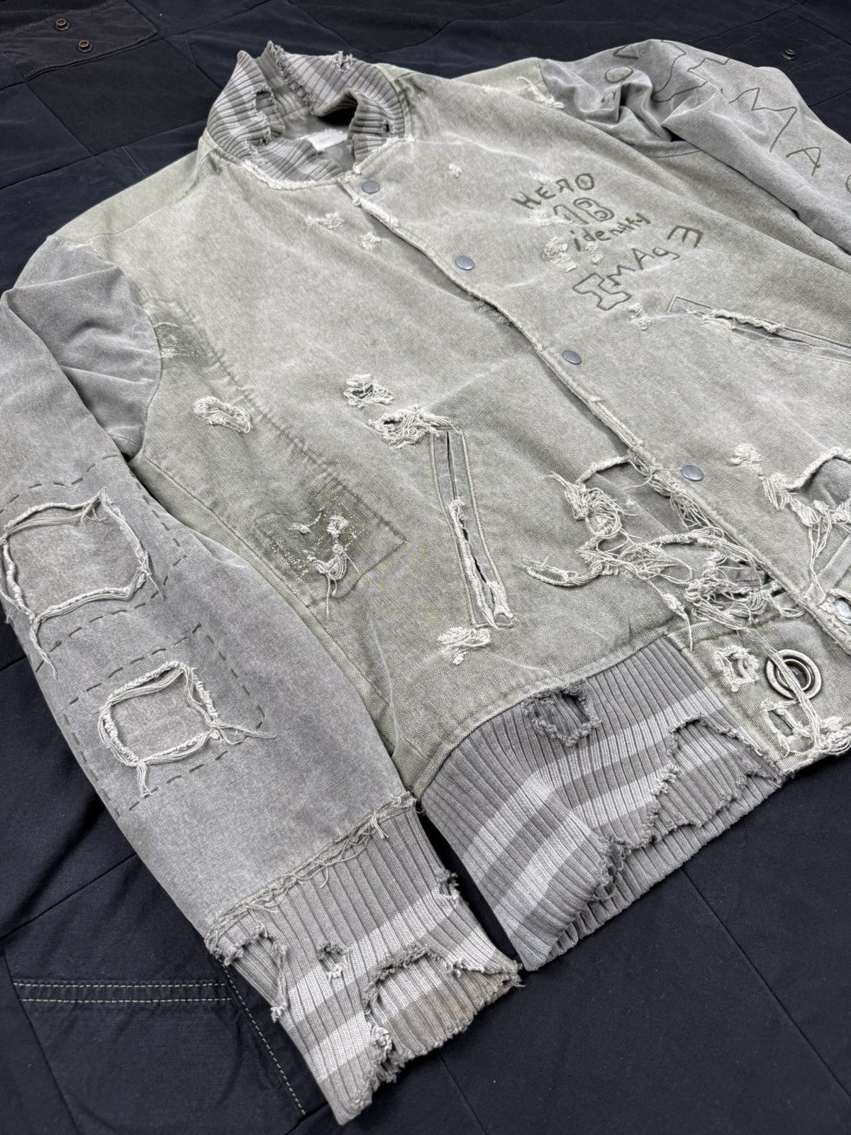Greg Lauren Army Duffle Varsity Jacket Size US L / EU 52-54 / 3 - 2 Thumbnail
