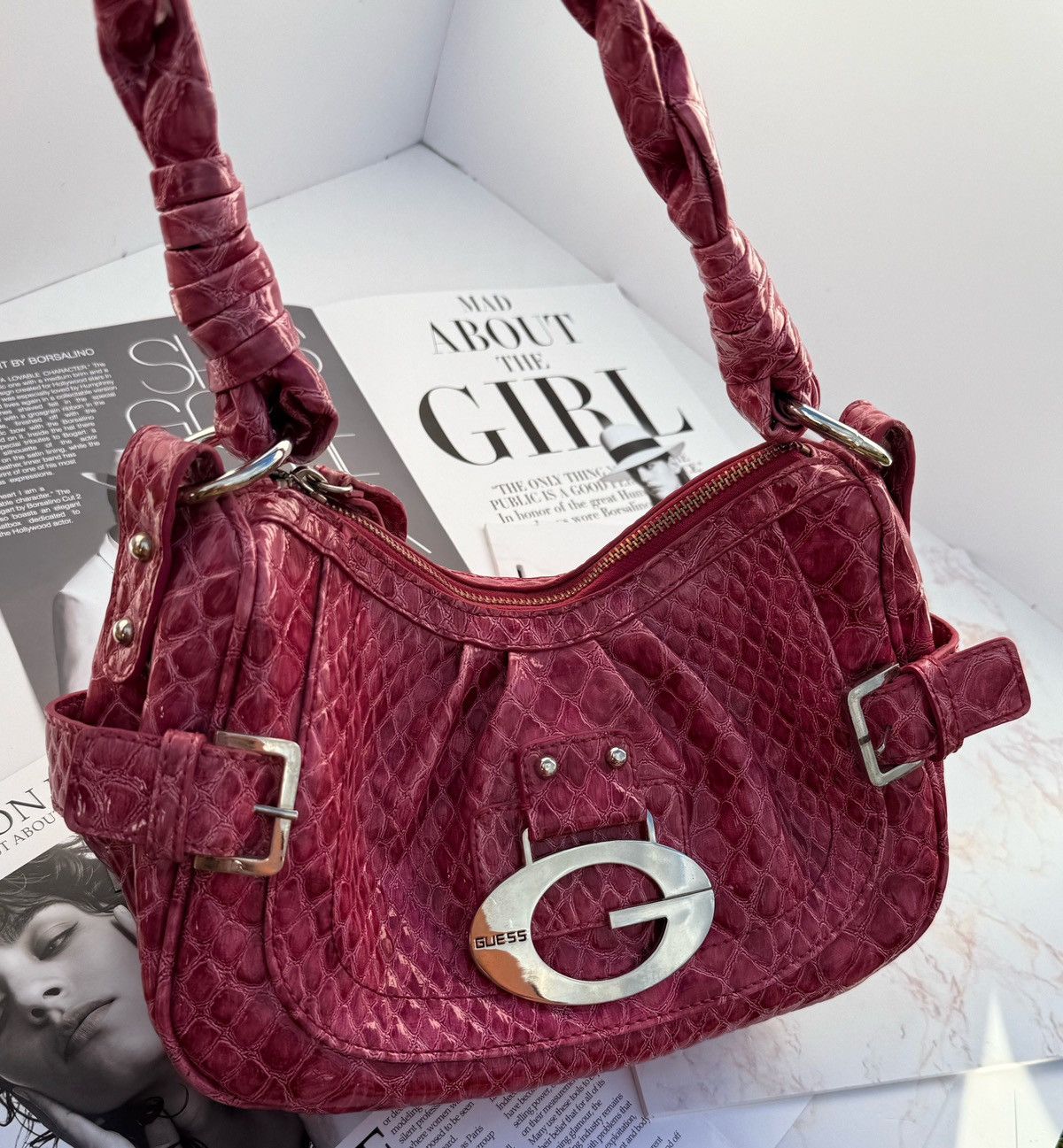Guess Pink vintage Guess bag Size ONE SIZE - 16 Thumbnail