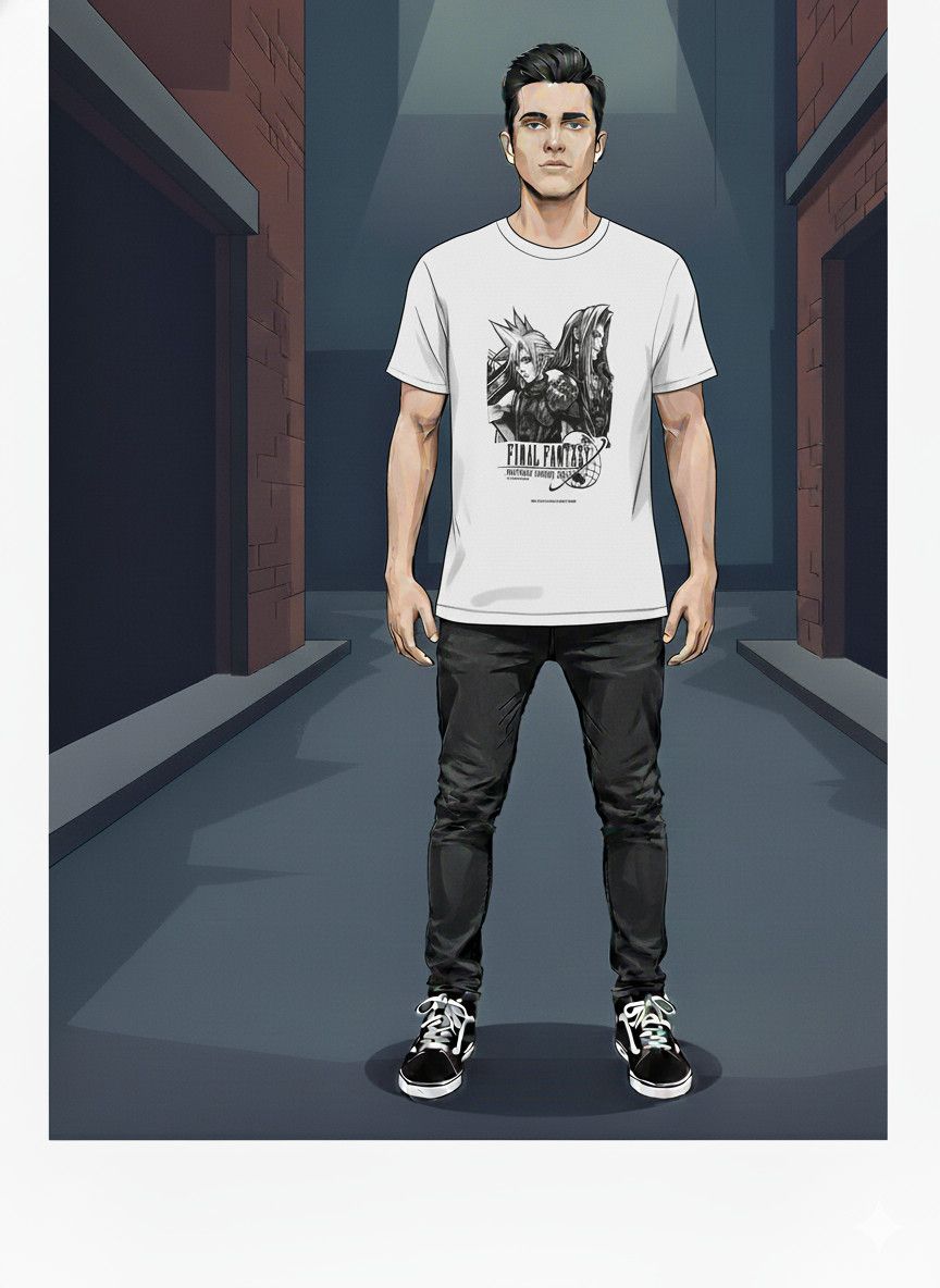 Vintage Final Fantasy VII x Universal Studios Japan shirt