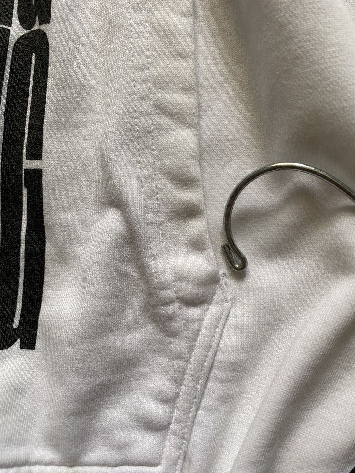Helmut Lang Helmut Lang Bold White Hoodie Size US XL / EU 56 / 4 - 5 Thumbnail