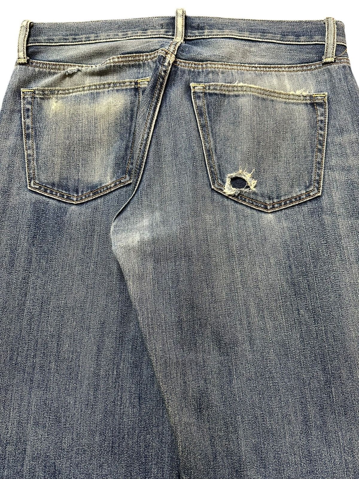 Uniqlo Vintage Japanese Uniqlo Faded Wash Distress Style Jeans Size US 34 / EU 50 - 6 Thumbnail