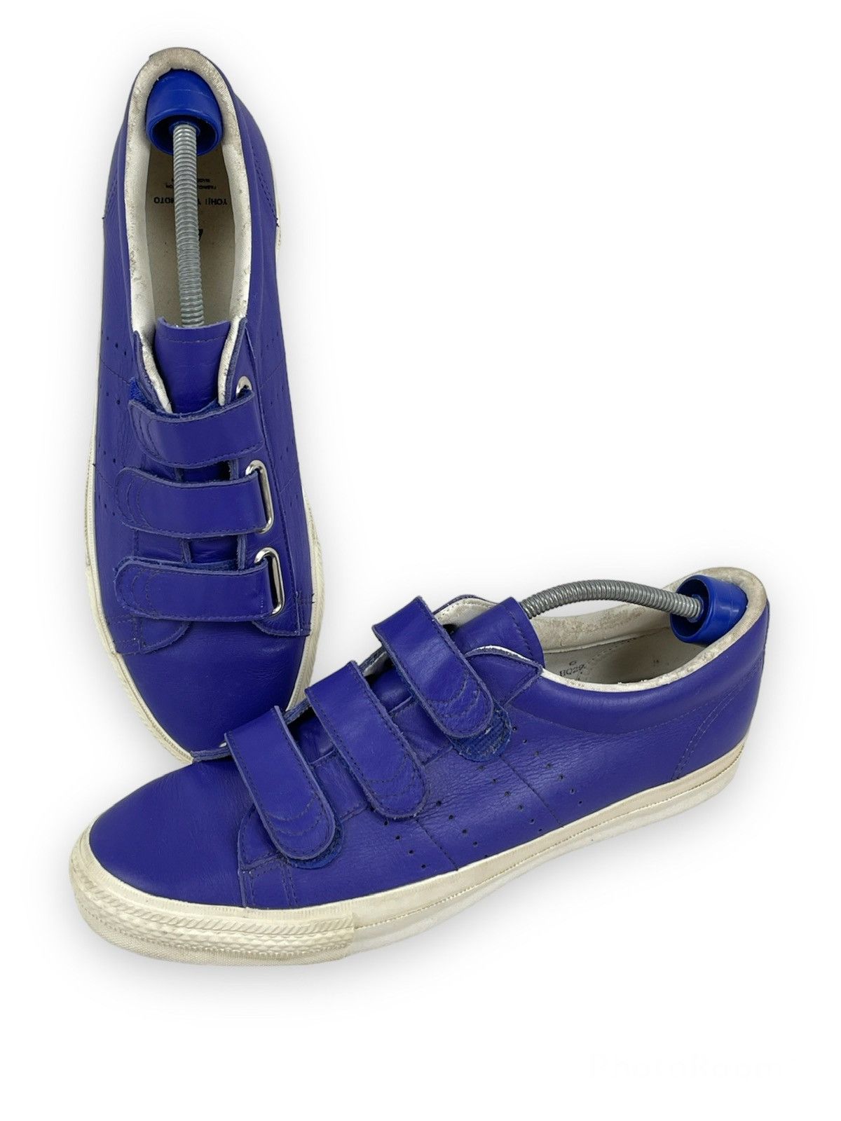 Kansai Yamamoto Y2K Y'S Japan Leather Strap Hook-Loop Sneakers Low-Top Shoes Size US 11.5 / EU 44-45 - 1 Thumbnail