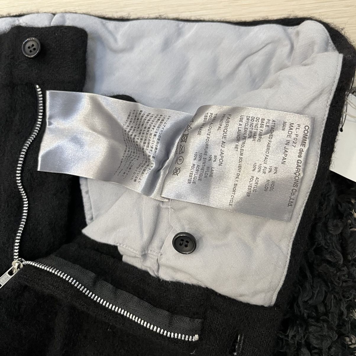 Comme des Garcons Homme Plus AW23 COMME Des Garçons Homme Plus Fur/Wool Pants Size US 34 / EU 50 - 8 Thumbnail
