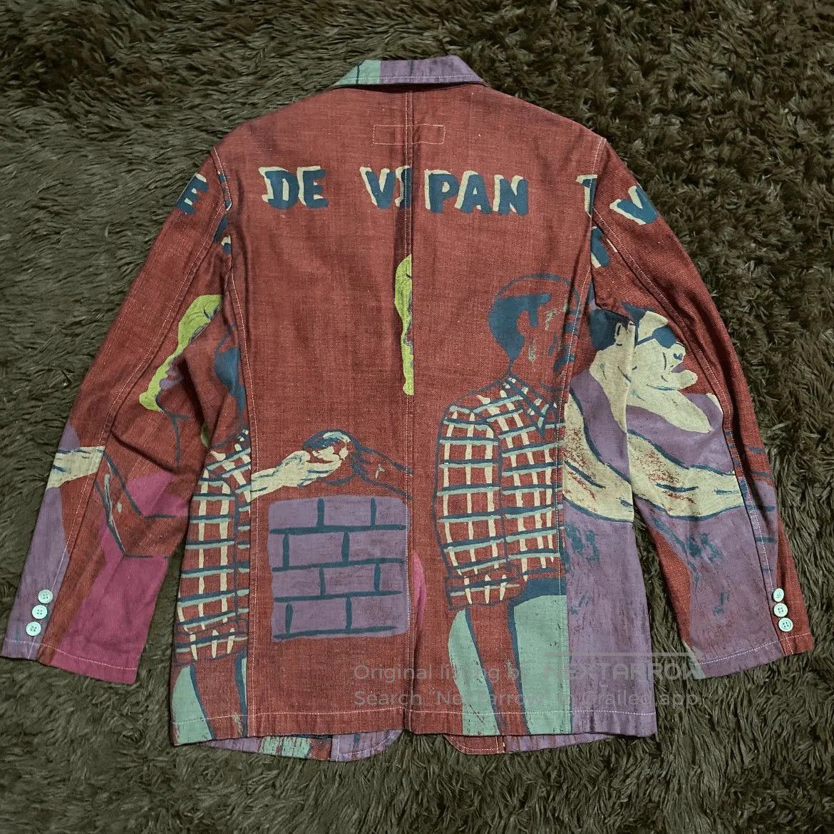 Comme des Garcons Homme Plus Comme Des Garcons Homme 03ss Cube Archive Denim Blazer. Size US M / EU 48-50 / 2 - 2 Thumbnail