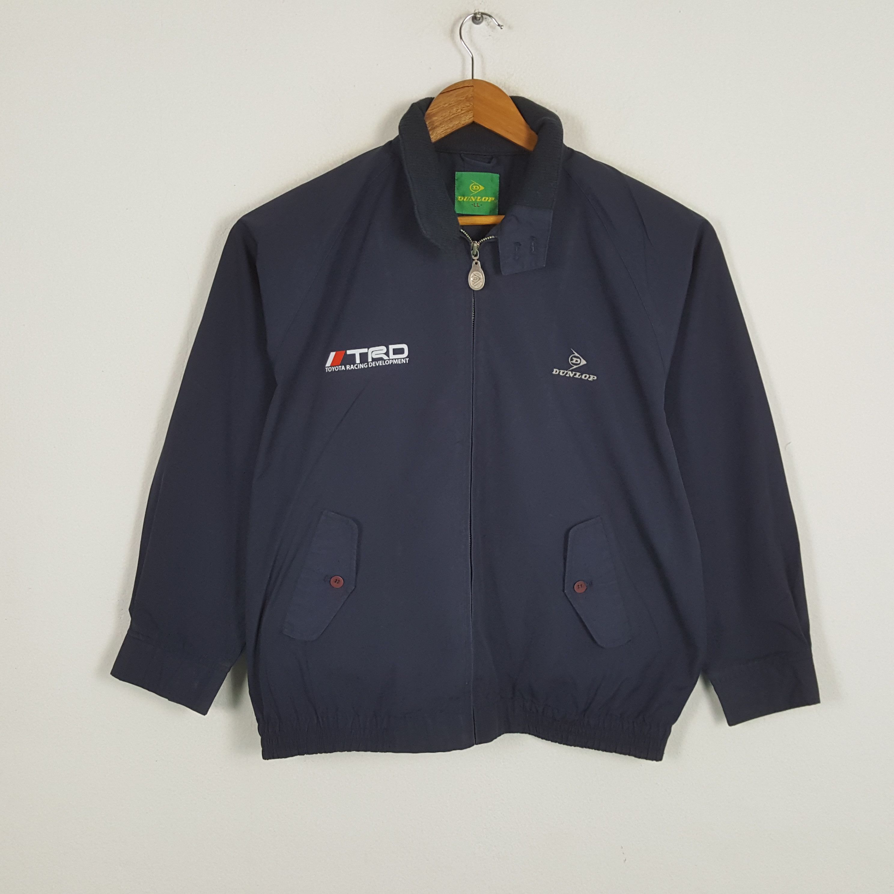 Dunlop × Vintage Vintage DUNLOP TRD TOYOTA RACING Japanese Custom Jacket Size US XL / EU 56 / 4 - 3 Thumbnail