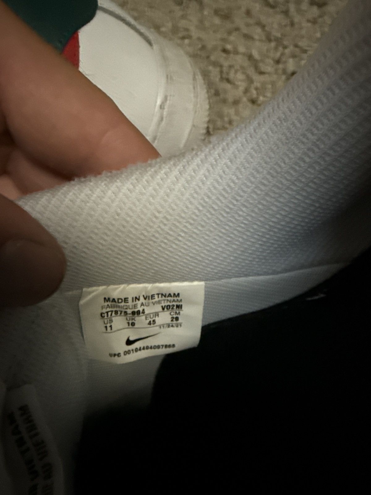Nike Nike iD “Gucci” Air Force One Size US 11 / EU 44 - 6 Thumbnail