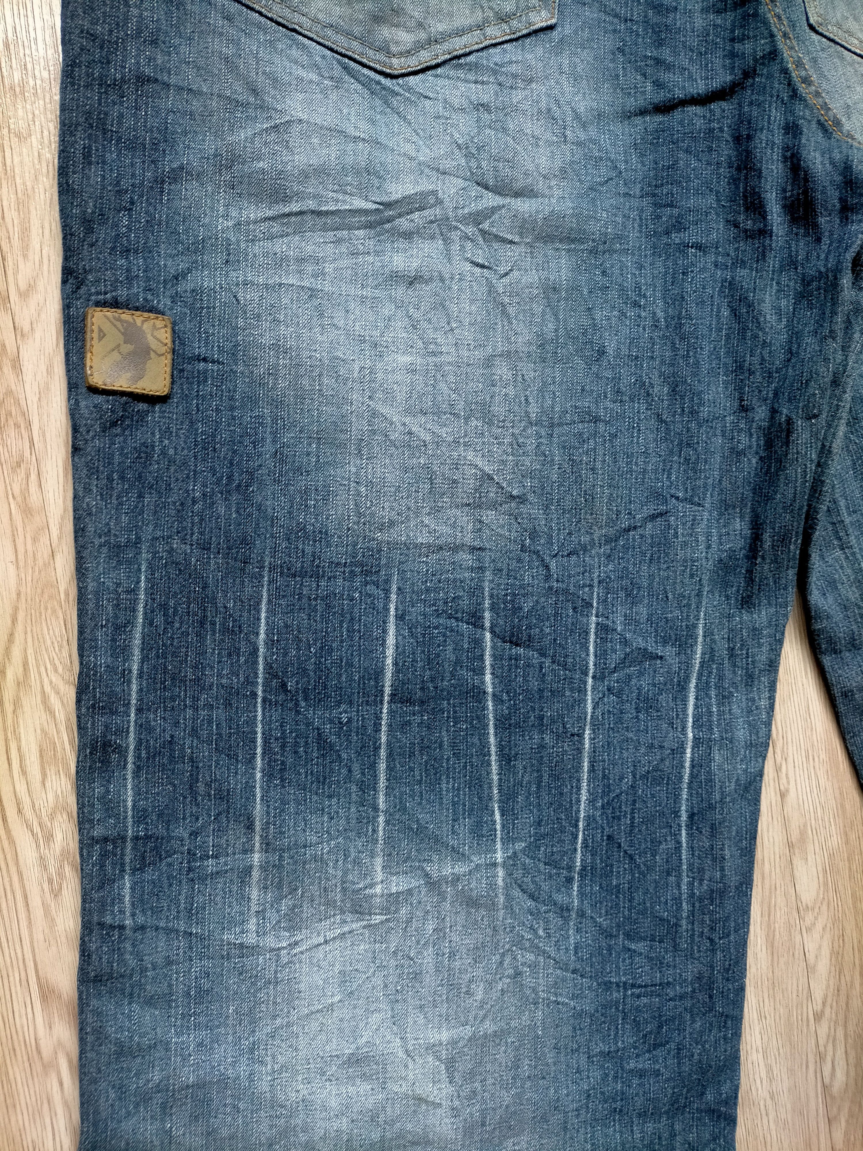 JNCO × Japanese Brand Akcess Baggy Vtg 90s Hip Hop Skate Style Denim Size US 34 / EU 50 - 15 Thumbnail