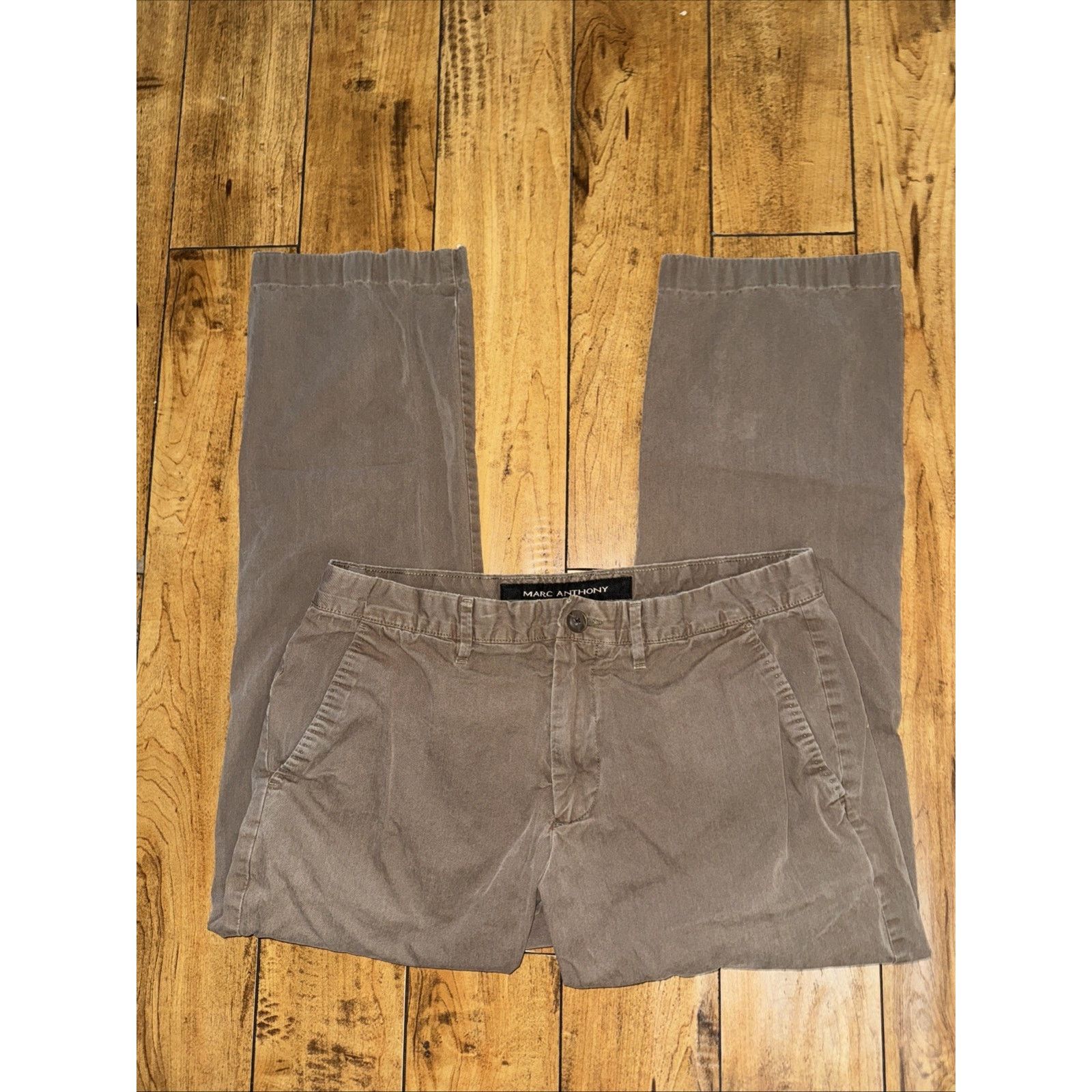 Marc Anthony Marc Anthony Chino Pants Taupe 34x28 Size US 34 / EU 50 - 3 Thumbnail