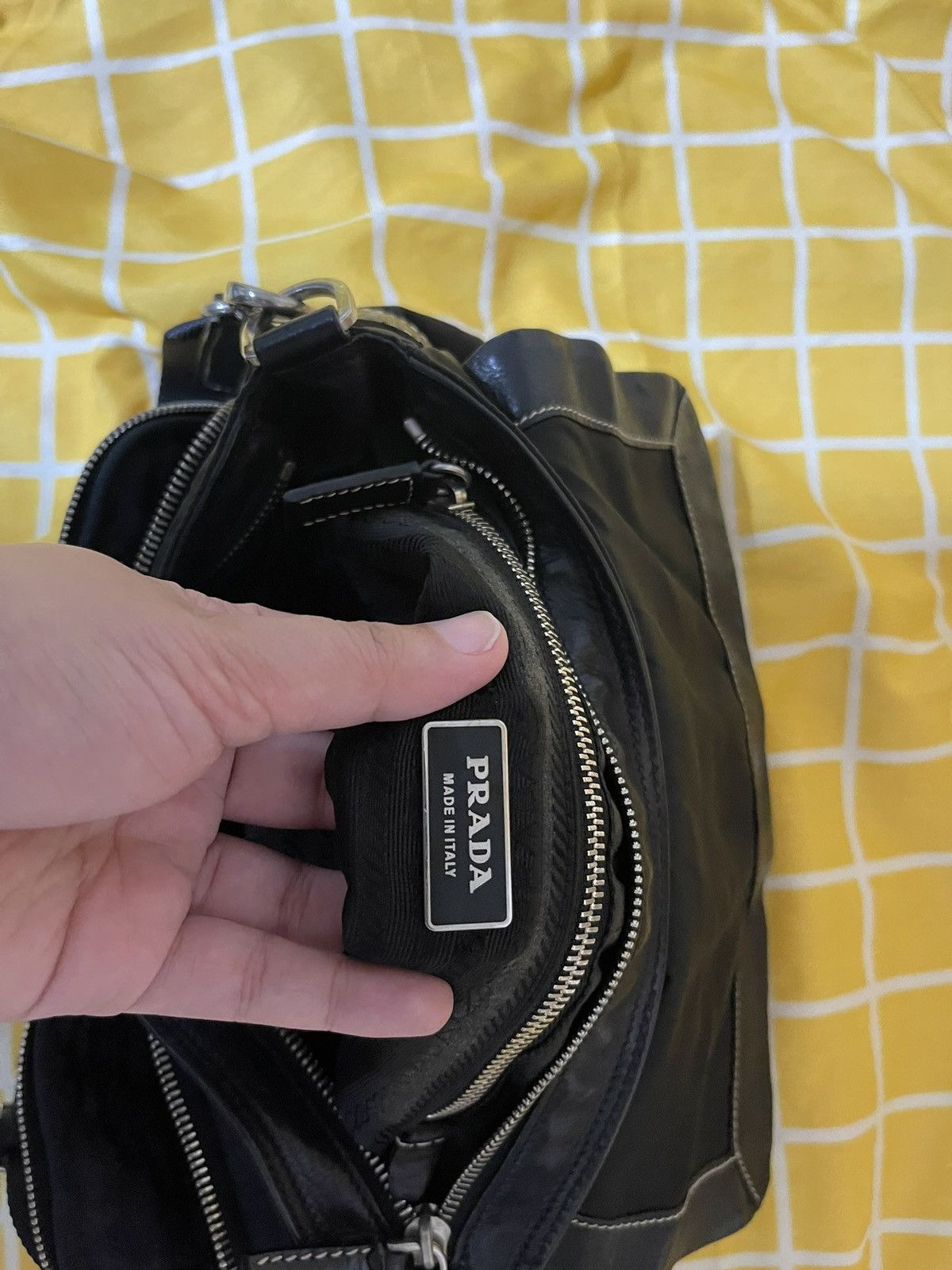 Prada Prada Tessuto Nylon Buckle Baguette Size ONE SIZE - 13 Thumbnail