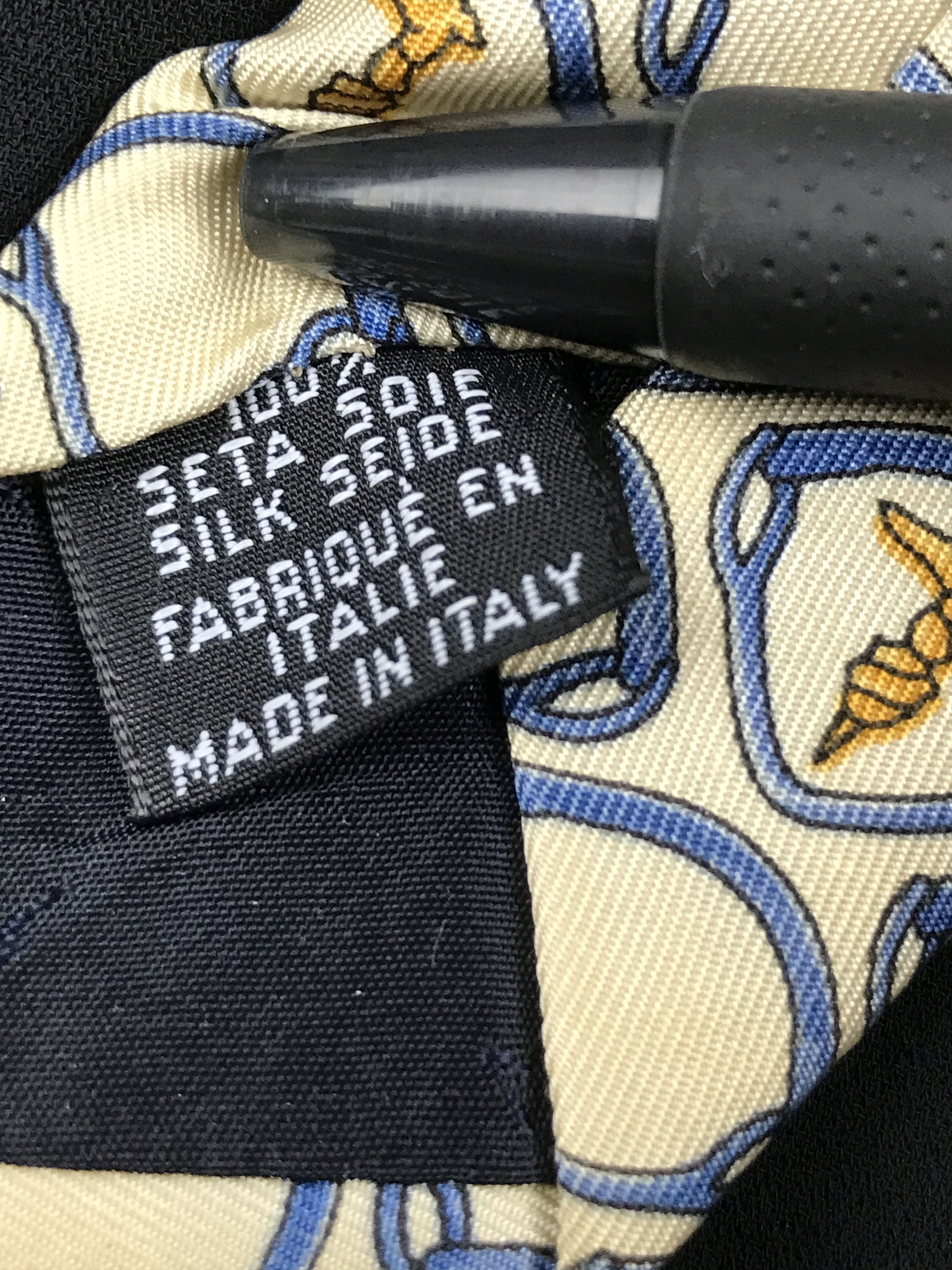 Trussardi × Vintage Vintage Trussardi Silk Necktie Size ONE SIZE - 6 Thumbnail