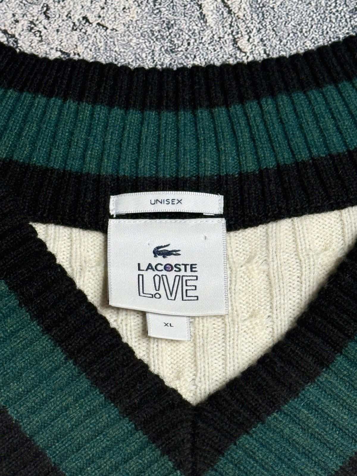 Lacoste Lacoste Live unisex wool sweater XL Size US XL / EU 56 / 4 - 3 Thumbnail