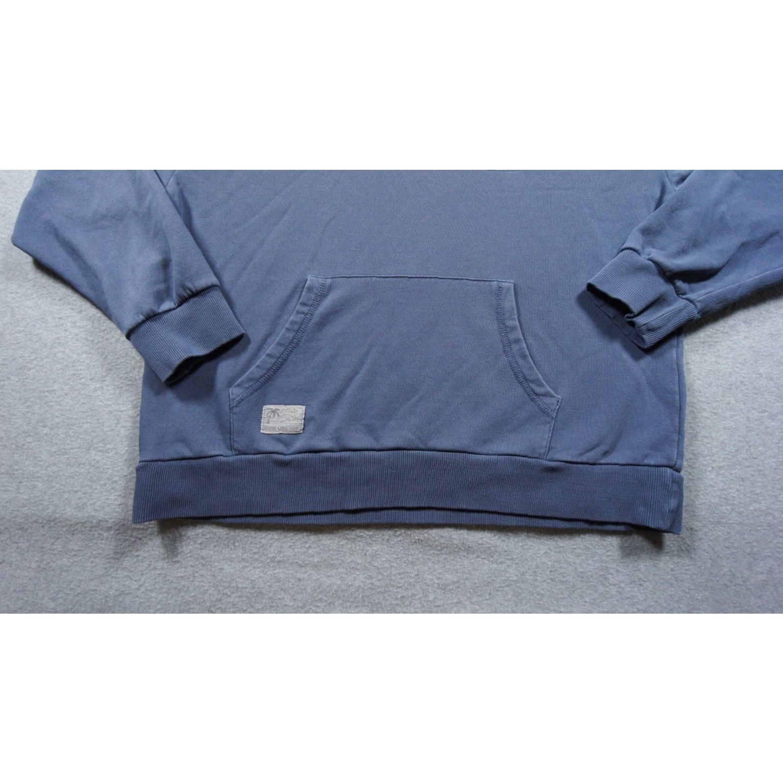 Marine Layer Marine Layer Hoodie Mens Large Blue Pullover Fleece Sweatshirt Cotton Polyester Regular Logo Outdoors All Seasons Adult Size US L / EU 52-54 / 3 - 4 Thumbnail